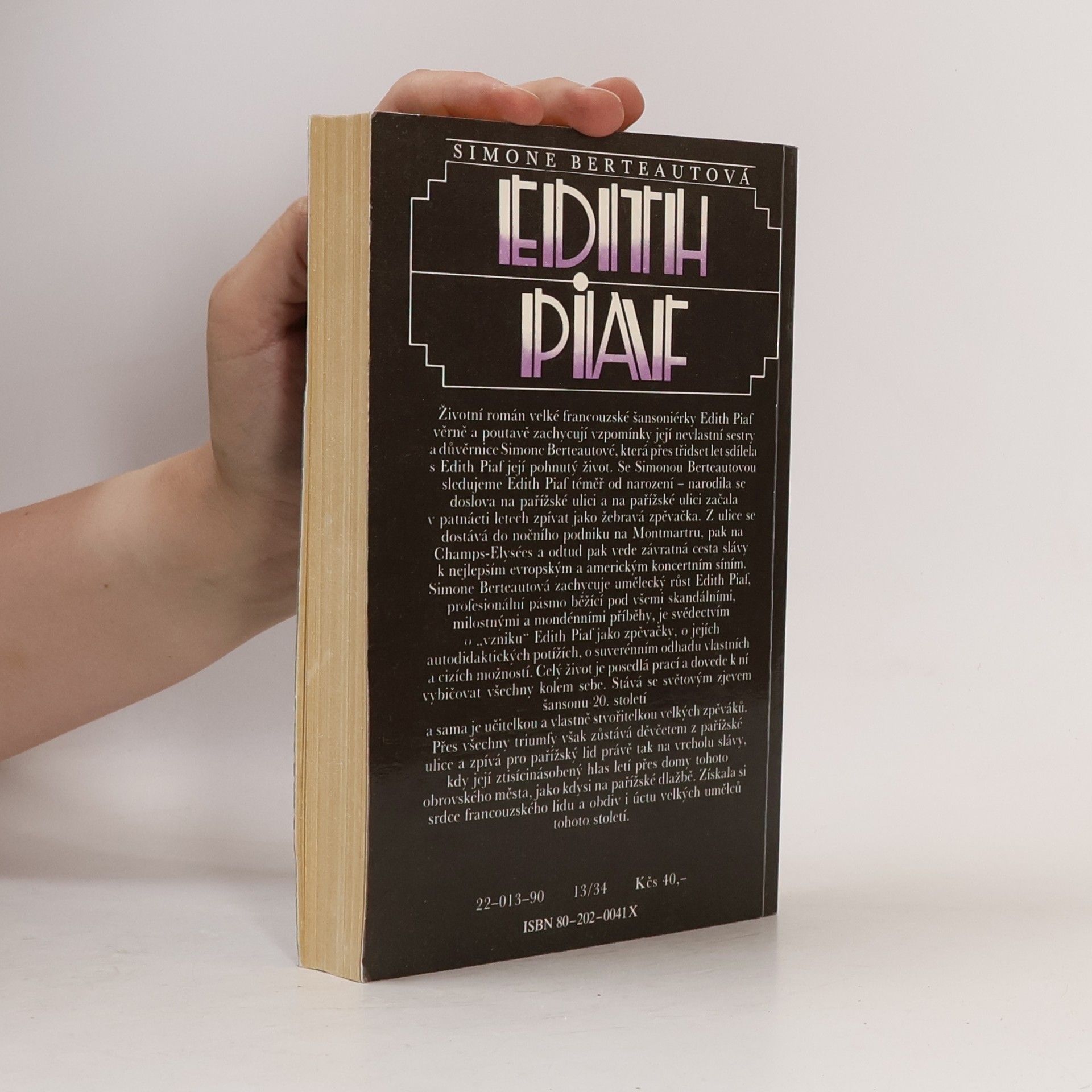 Marie Janů Edith Piaf