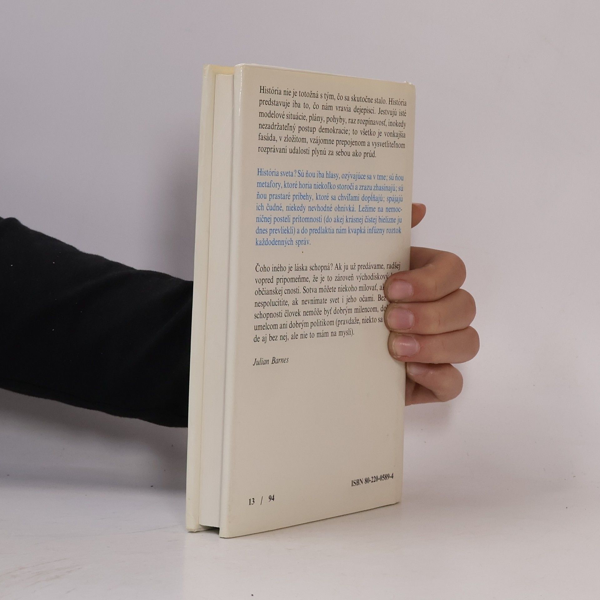 Julian Barnes História sveta v 10 a 1/2 kapitolách
