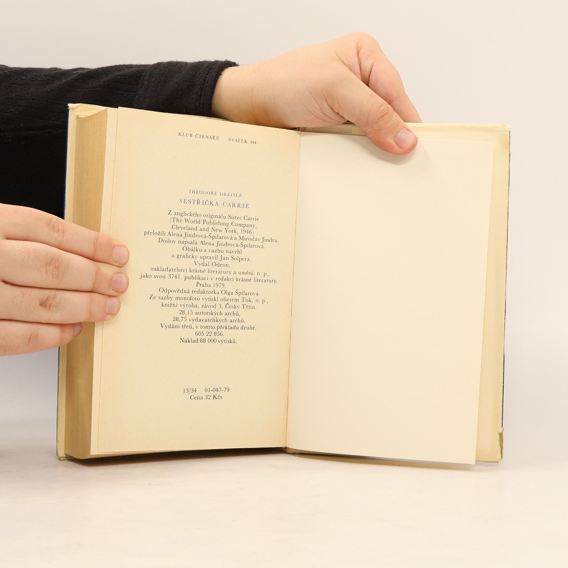 Theodore Dreiser Sestřička Carrie