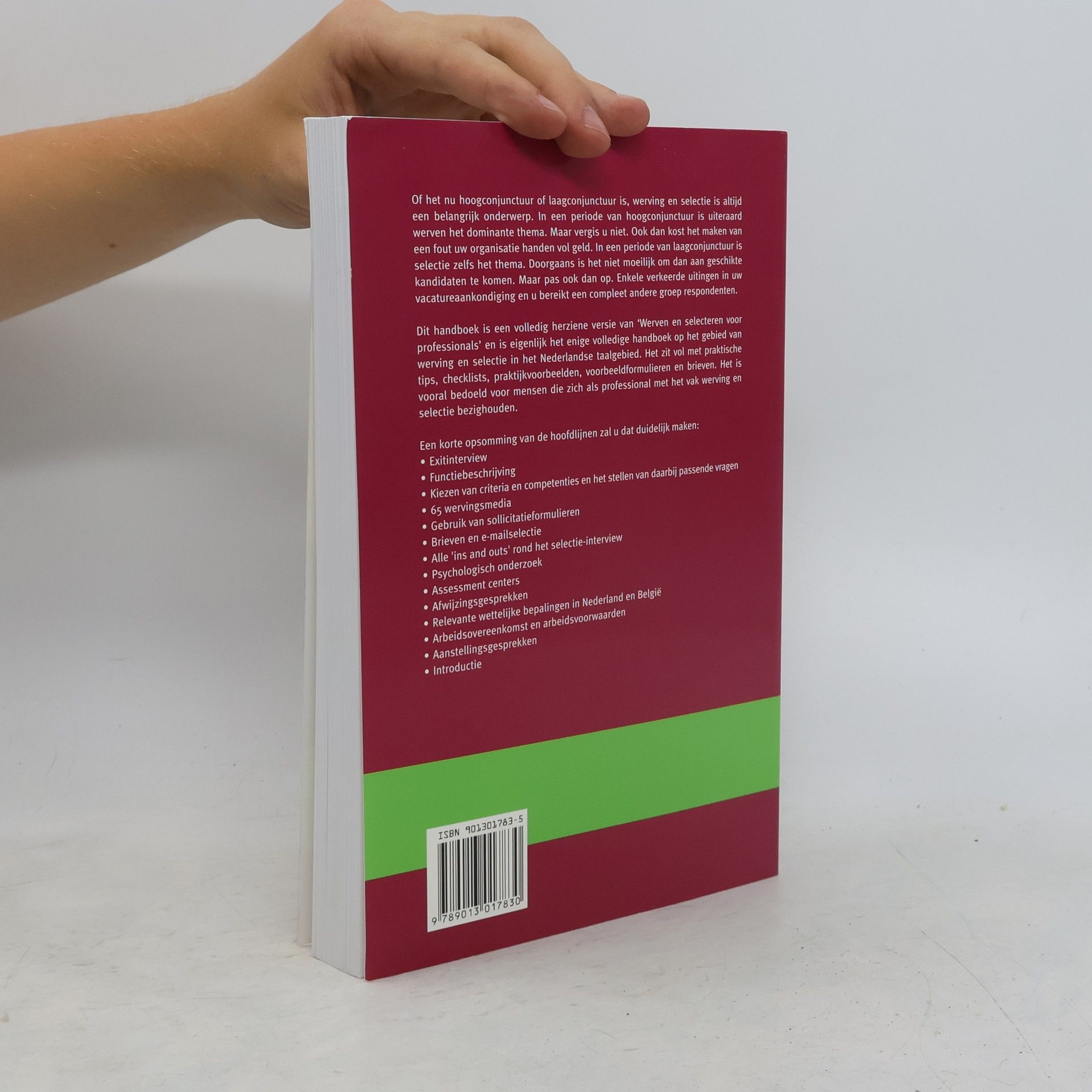 Loek C.A.H. van den Broek Handboek werving en selectie voor professionele selecteurs in Nederland en België
