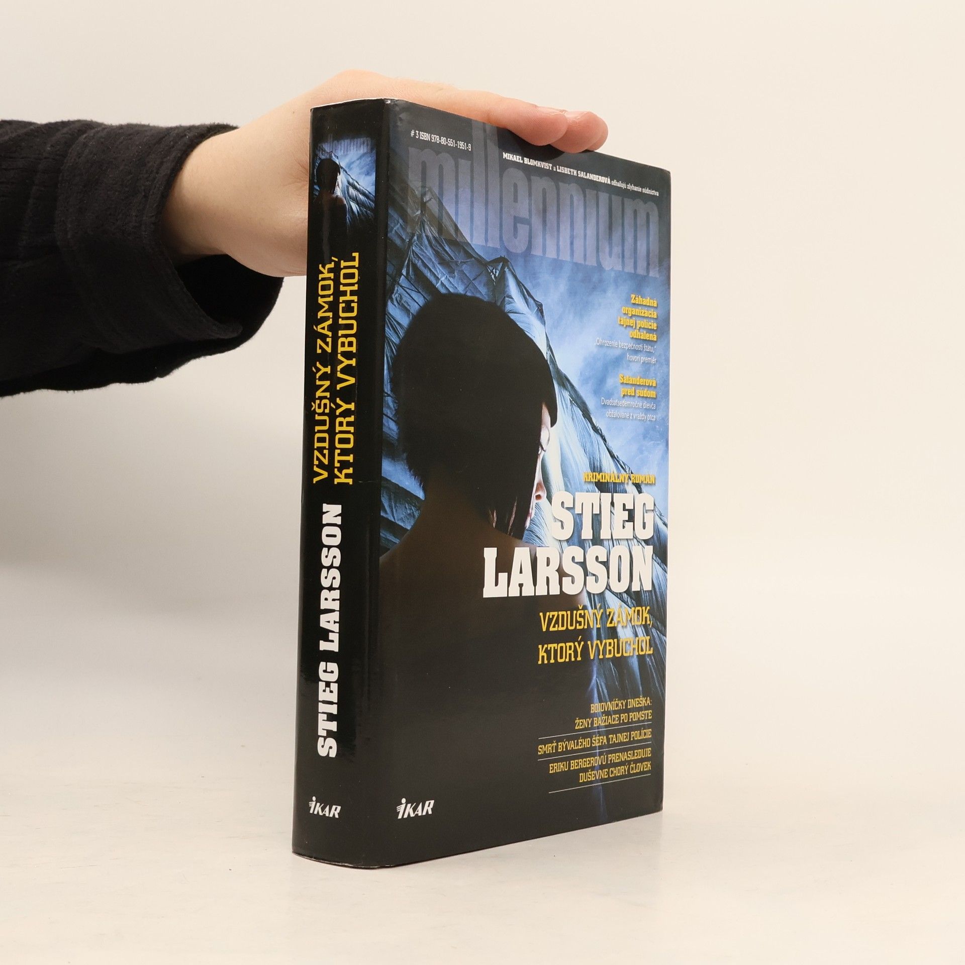 Stieg Larsson Vzdušný zámok, ktorý vybuchol