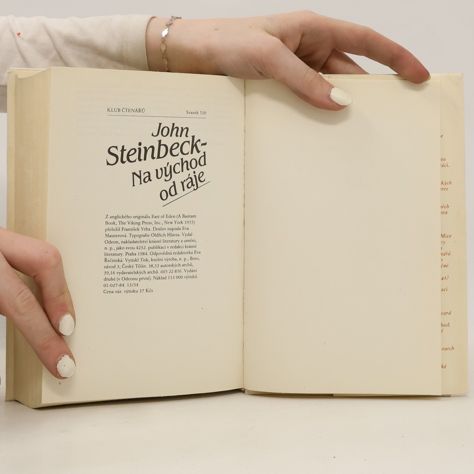 John Steinbeck Na východ od ráje