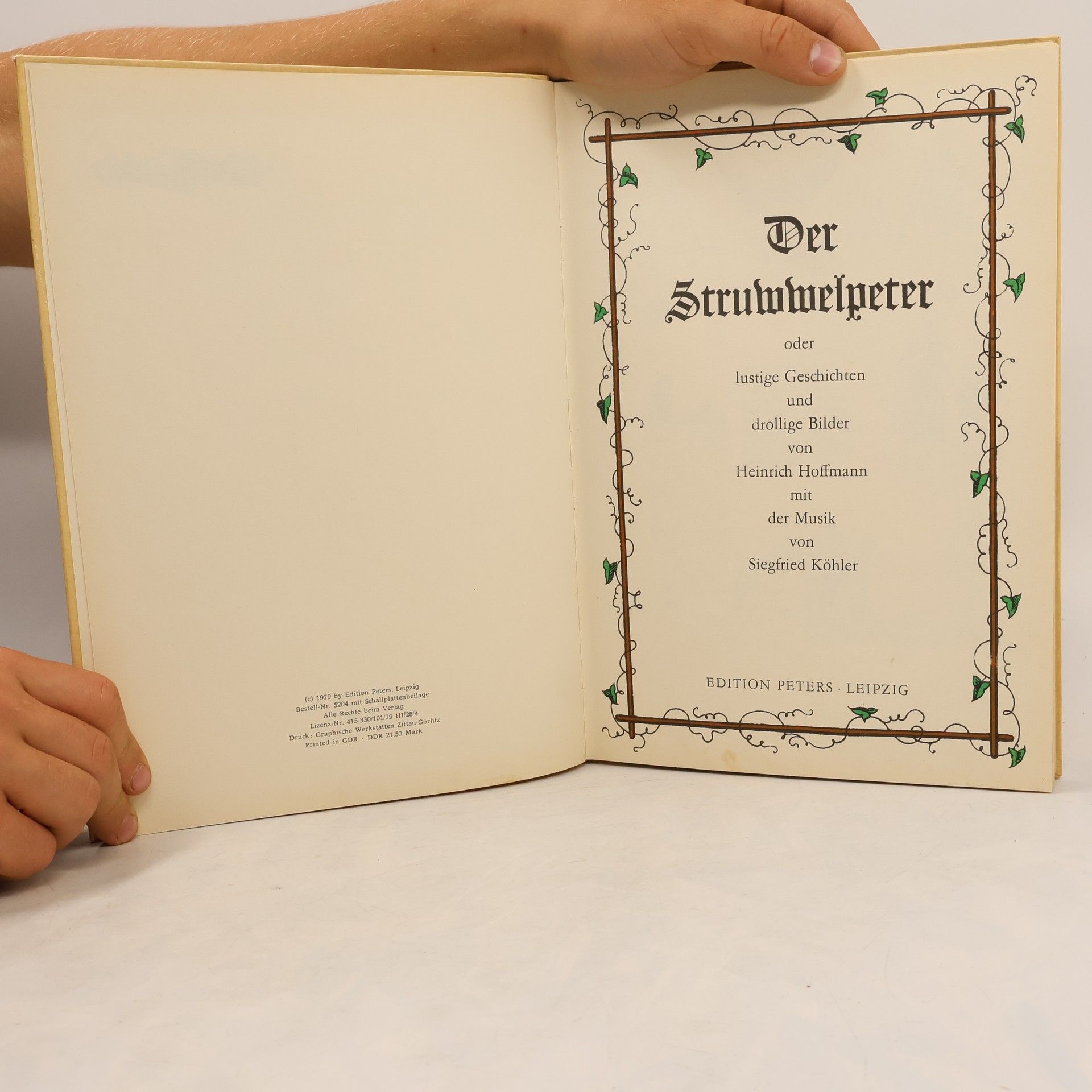Heinrich Hoffmann Der Struwwelpeter