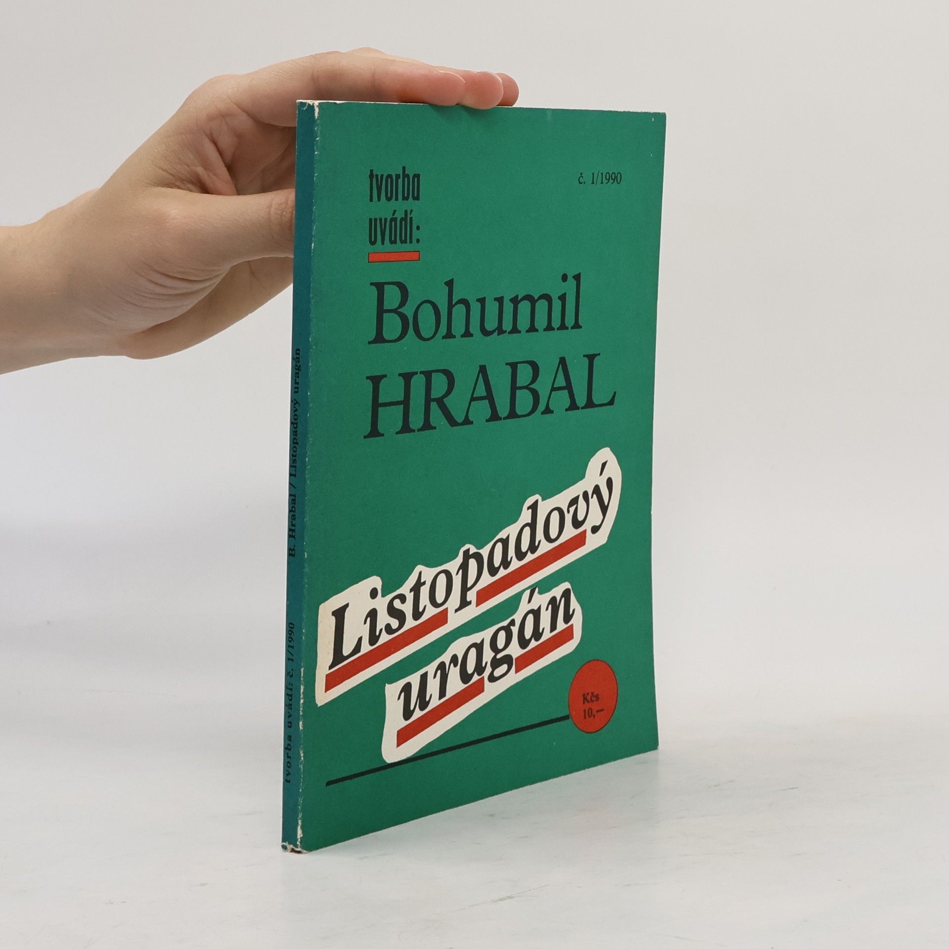 Bohumil Hrabal Listopadový uragán