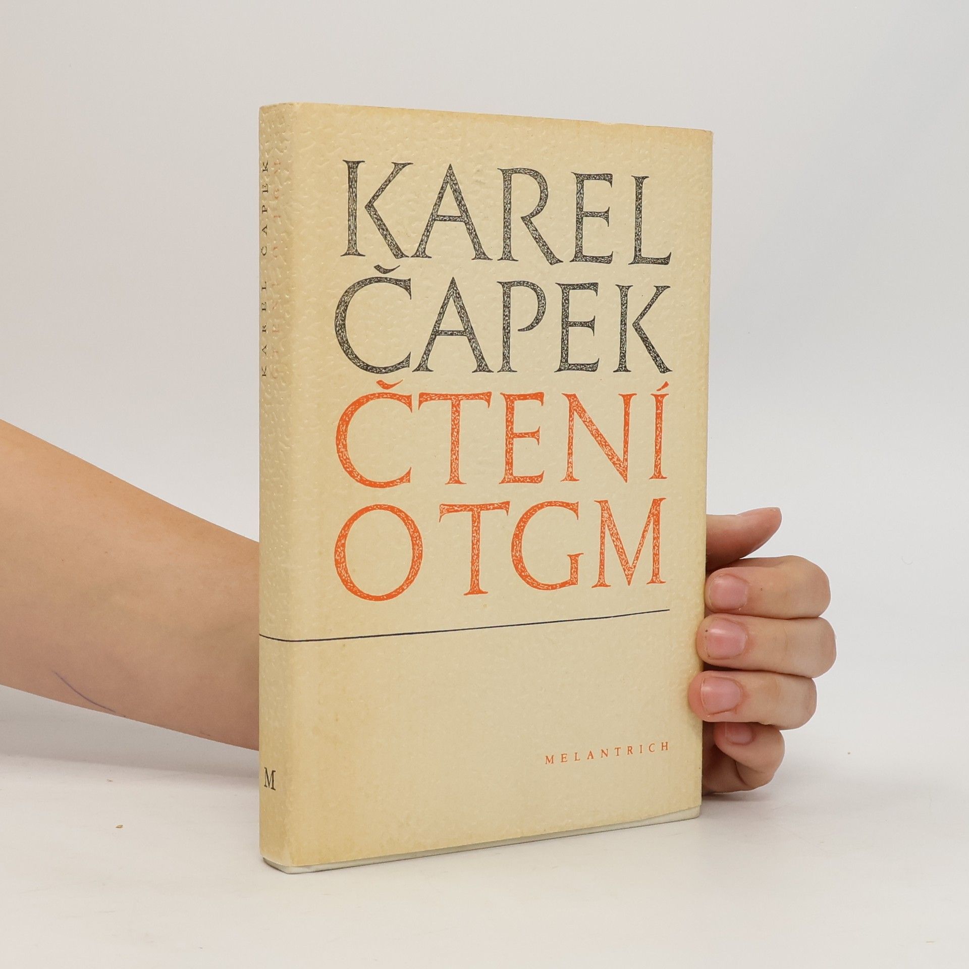 Karel Čapek Čtení o T. G. Masarykovi