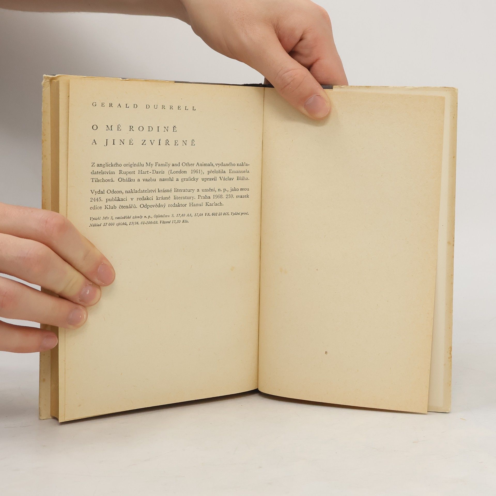 Gerald Durrell O mé rodině a jiné zvířeně