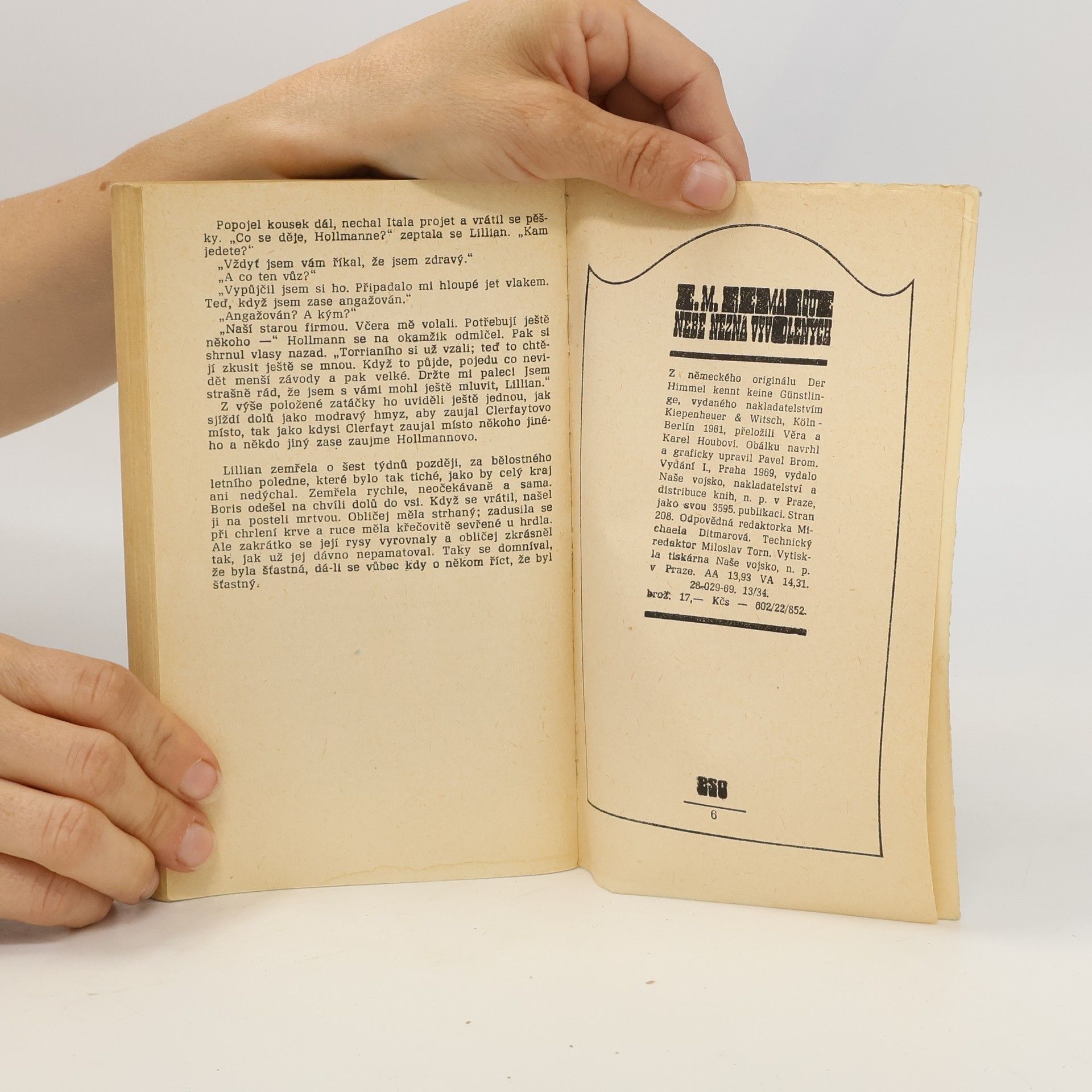 Erich Maria Remarque Nebe nezná vyvolených