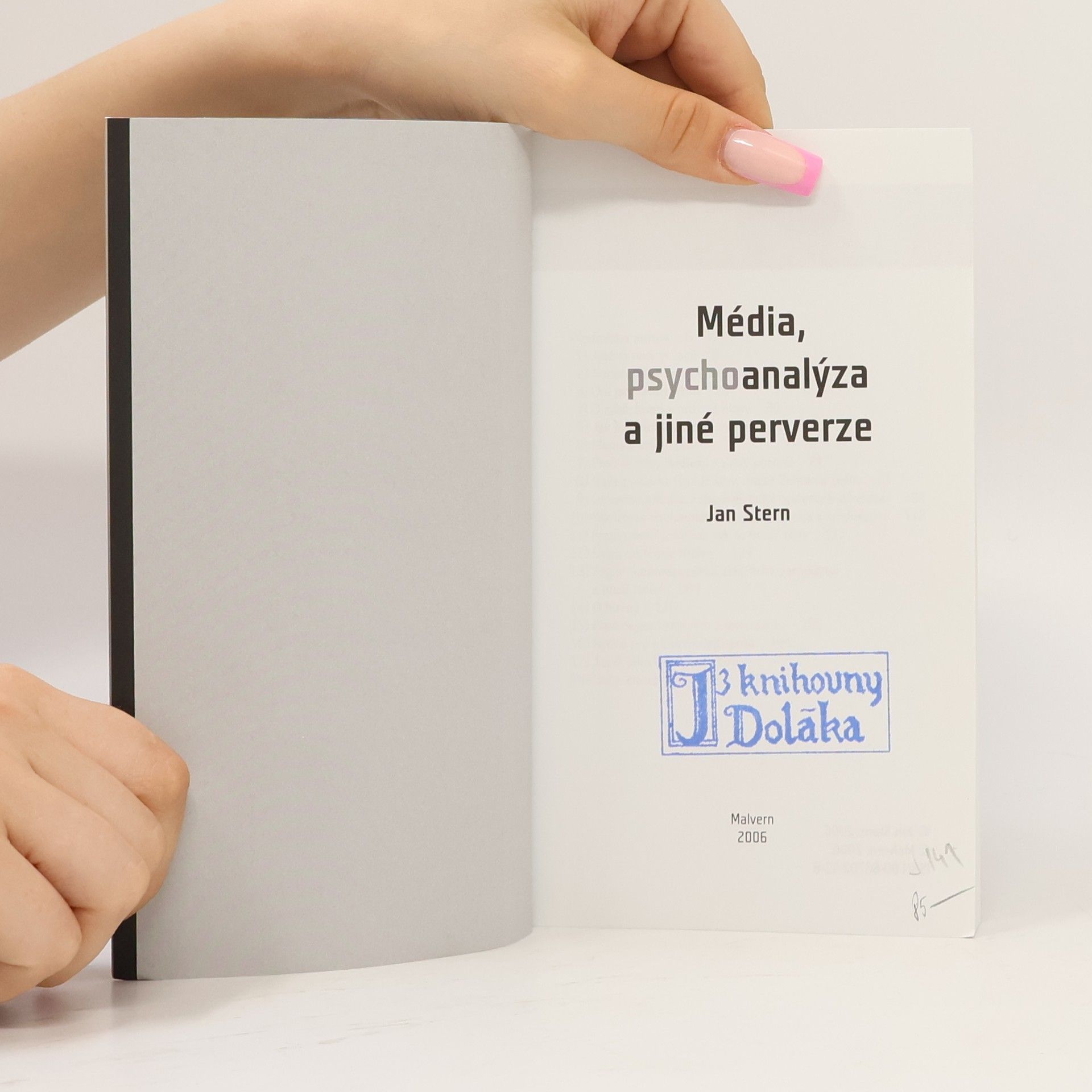 Jan Štern Média, psychoanalýza a jiné perverze