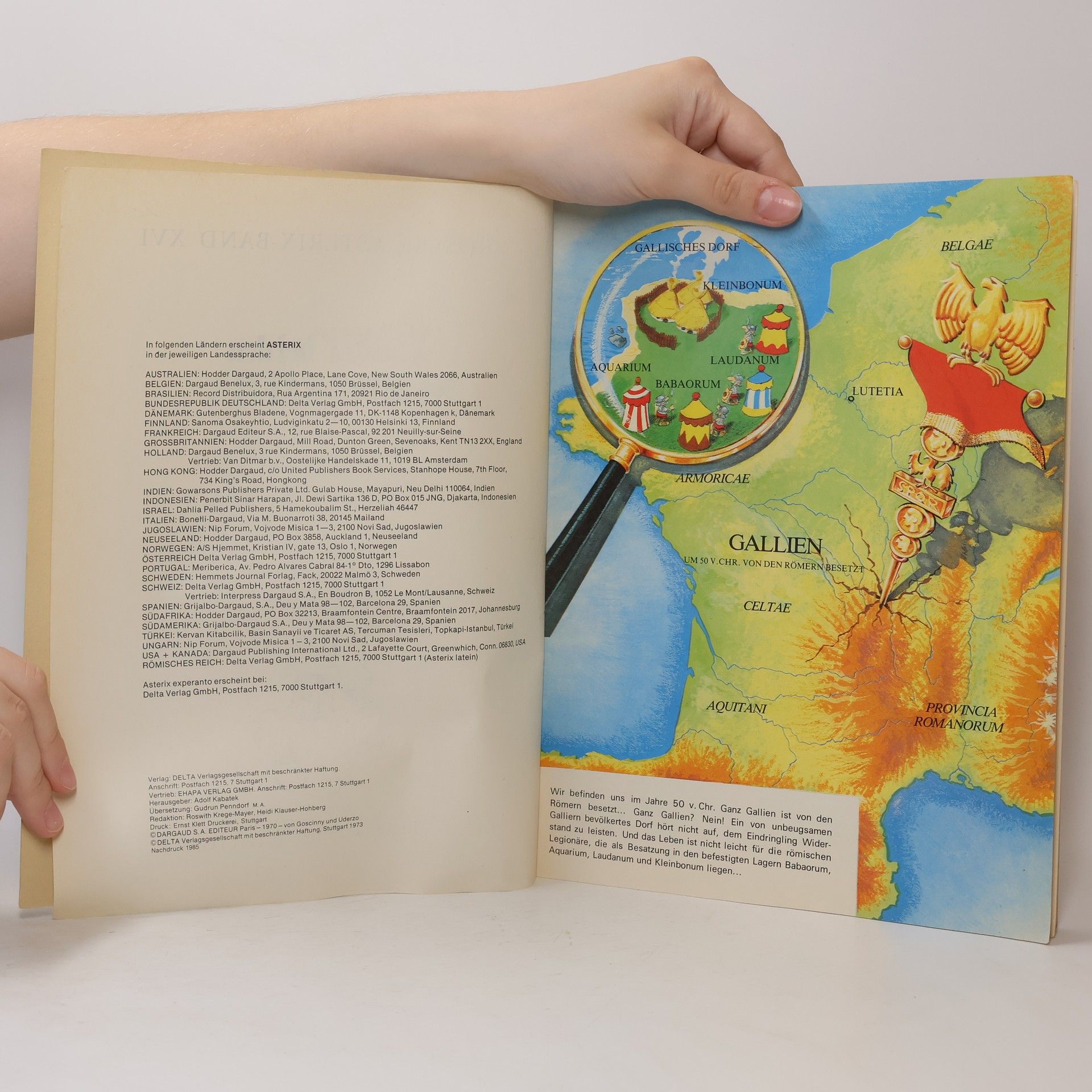 René Goscinny Asterix 16: Asterix bei den Schweizern