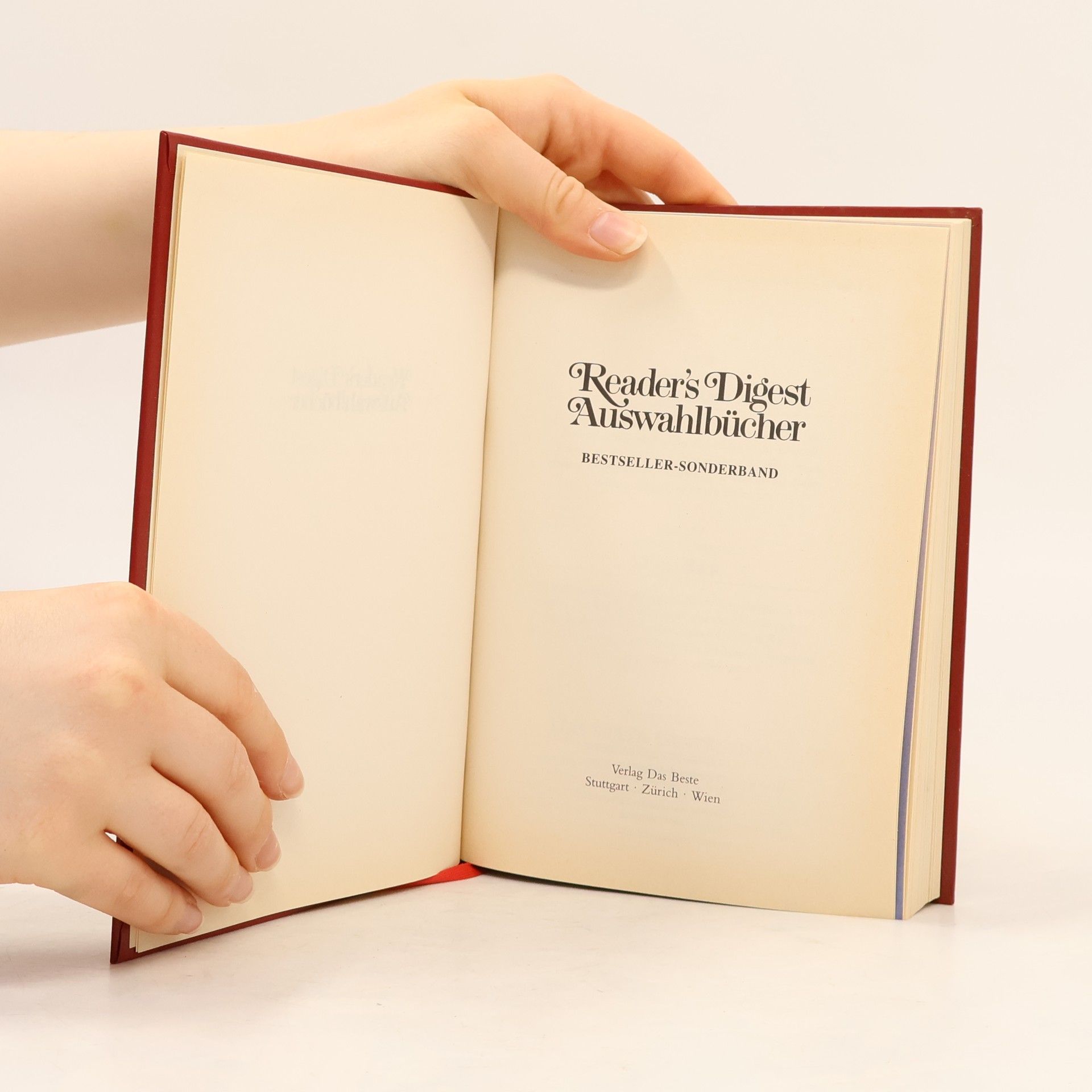James Oliver Curwood Reader's Digest Auswahlbucher. Todesangst. Der Bär. Das späte Geständnis