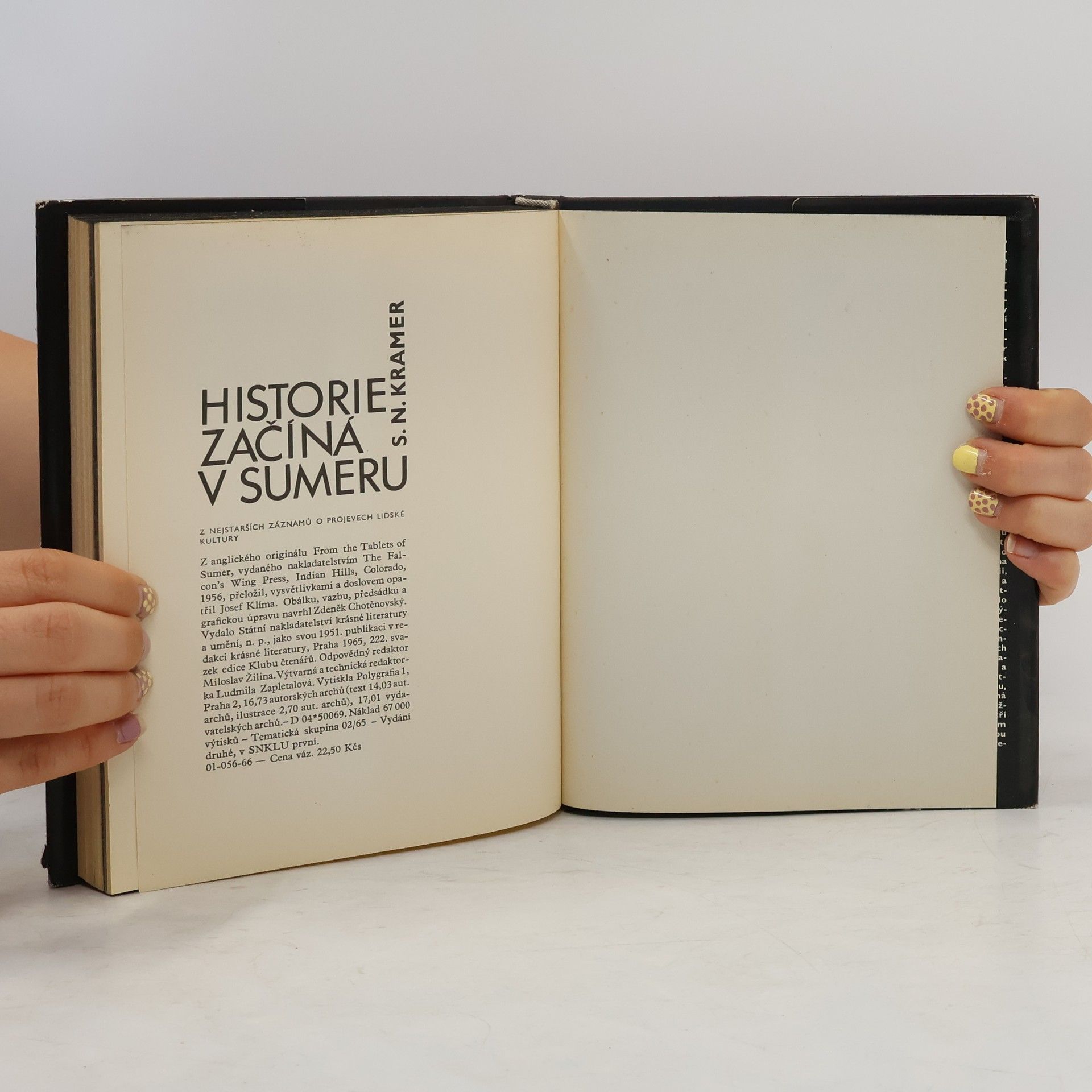 Samuel Noah Kramer Historie začíná v Sumeru