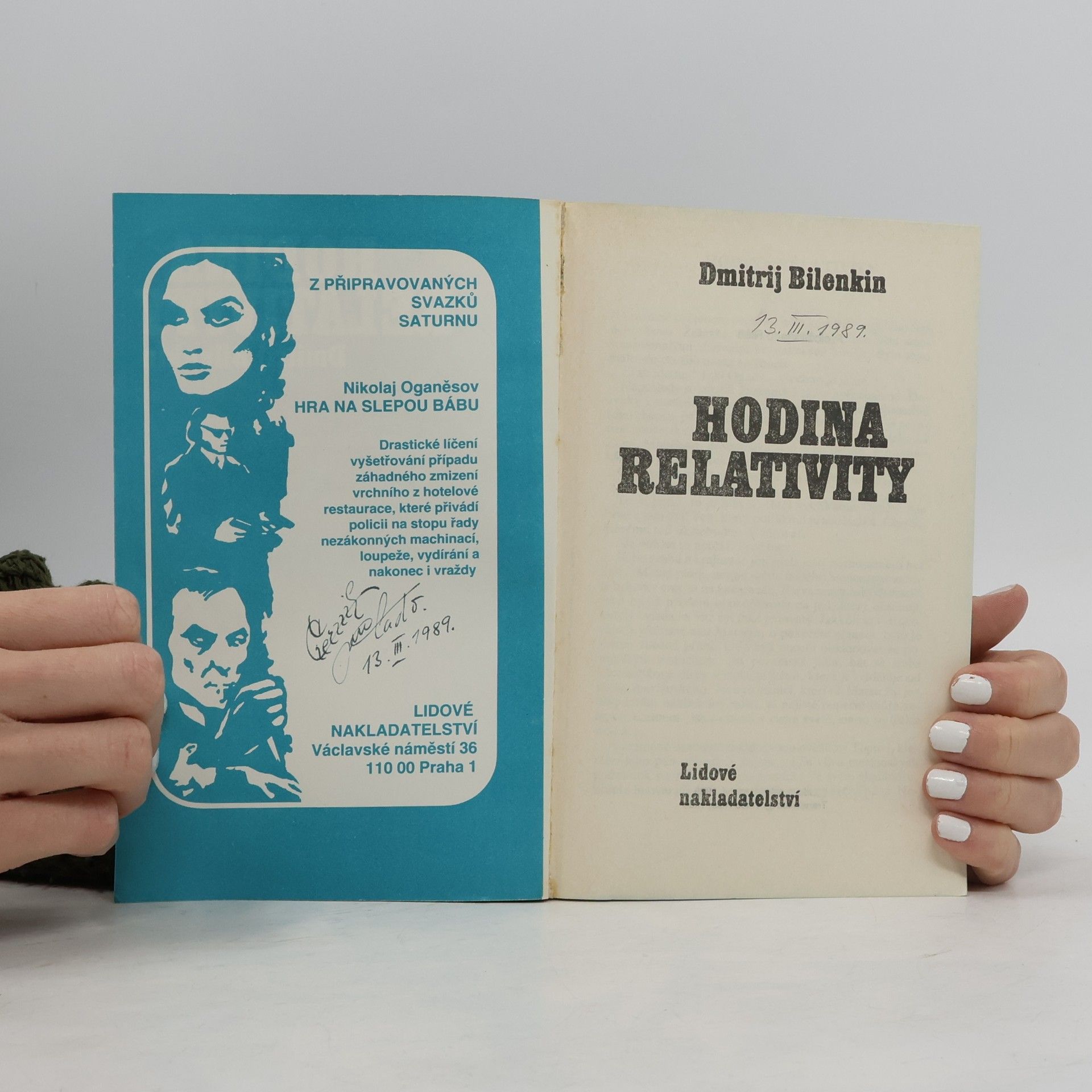 Dmitrij Aleksandrovič Bilenkin Hodina relativity