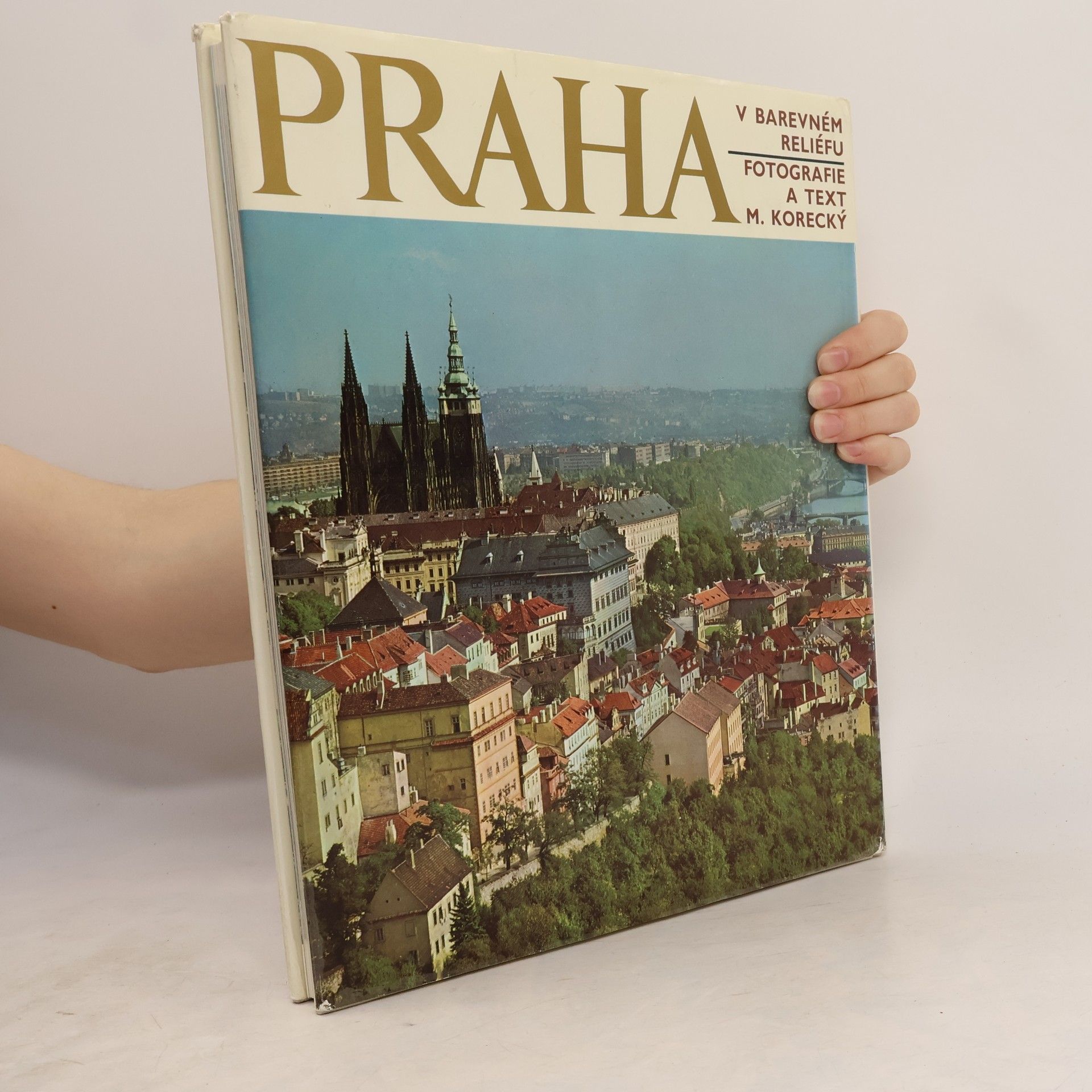 Miroslav Korecký Praha v barevném reliéfu