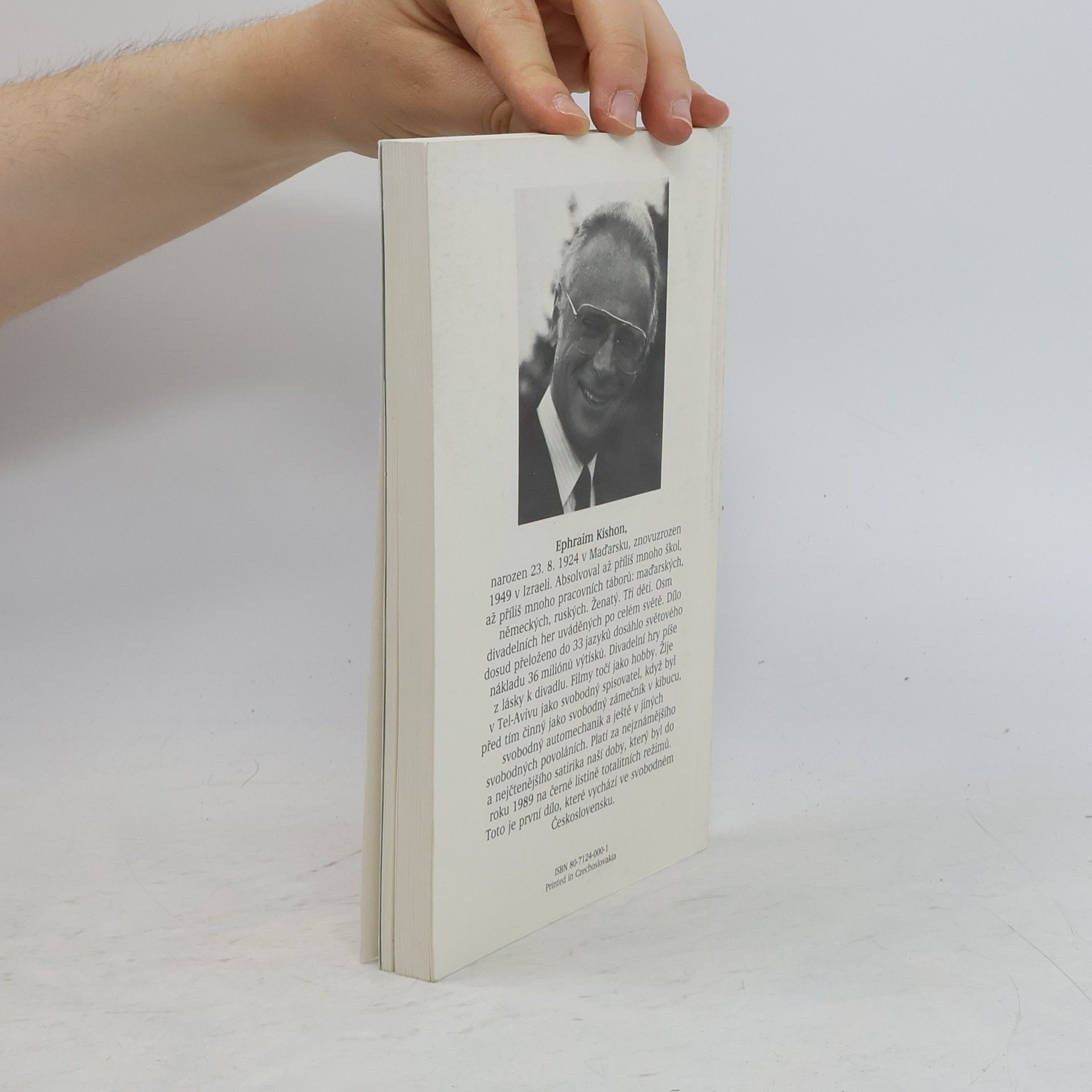 Ephraim Kishon Inkognito v Praze