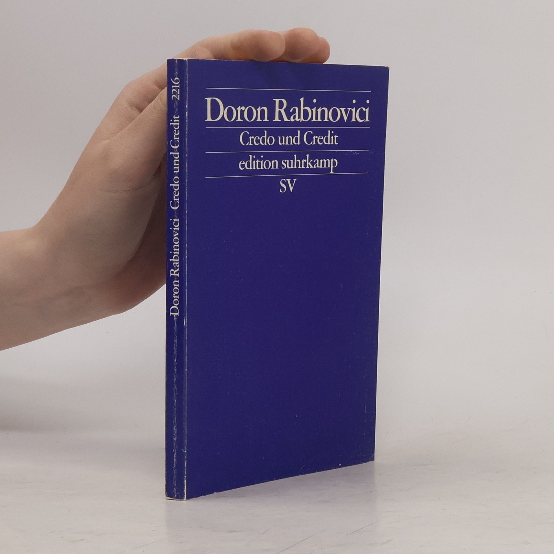 Doron Rabinovici Credo und Credit