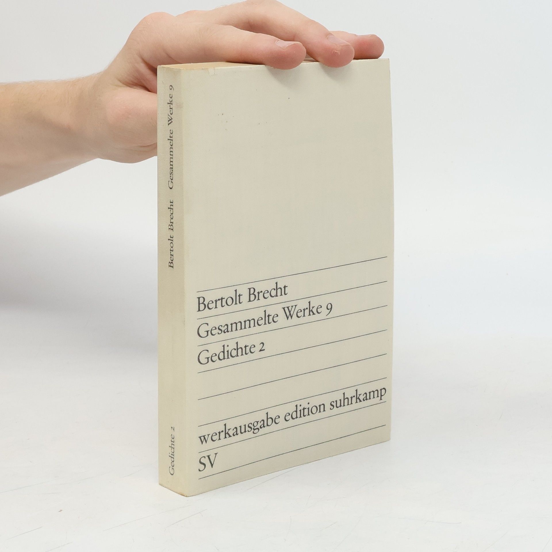 Bertolt Brecht Gesammelte Werke 9. Gedichte 2