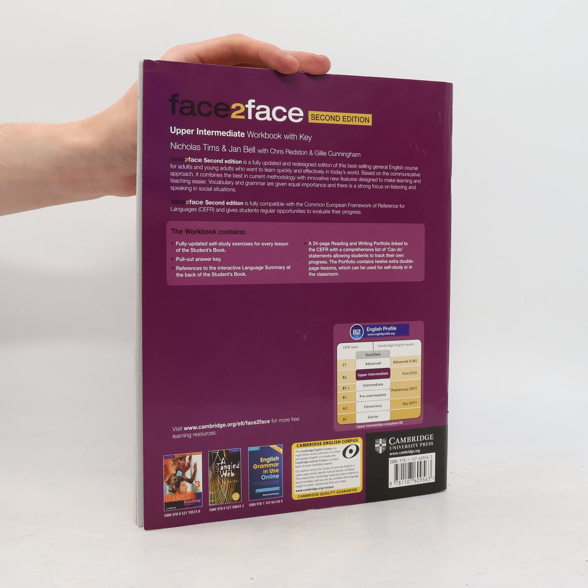 Nicholas Tims Face2face. Upper intermediate. Workbook with key