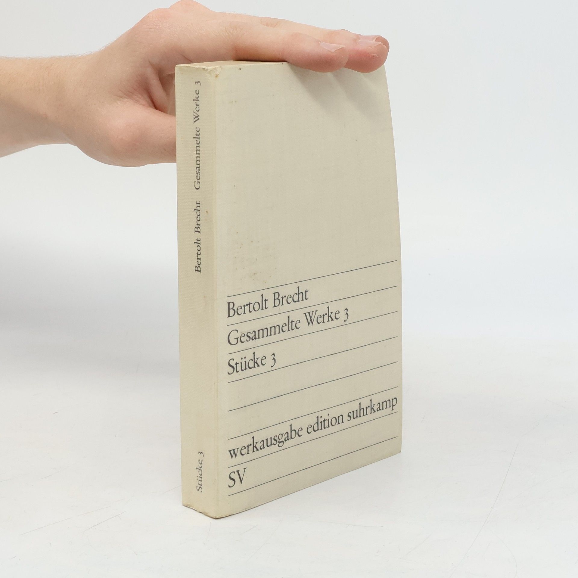 Bertolt Brecht Gesammelte Werke 3. Stücke 3