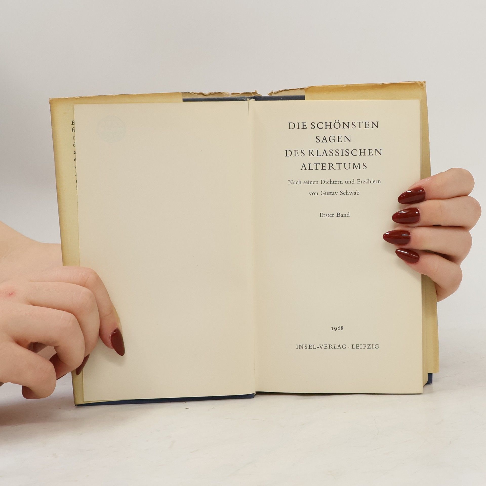 Gustav Schwab Die schönsten Sagen des klassischen Altertums