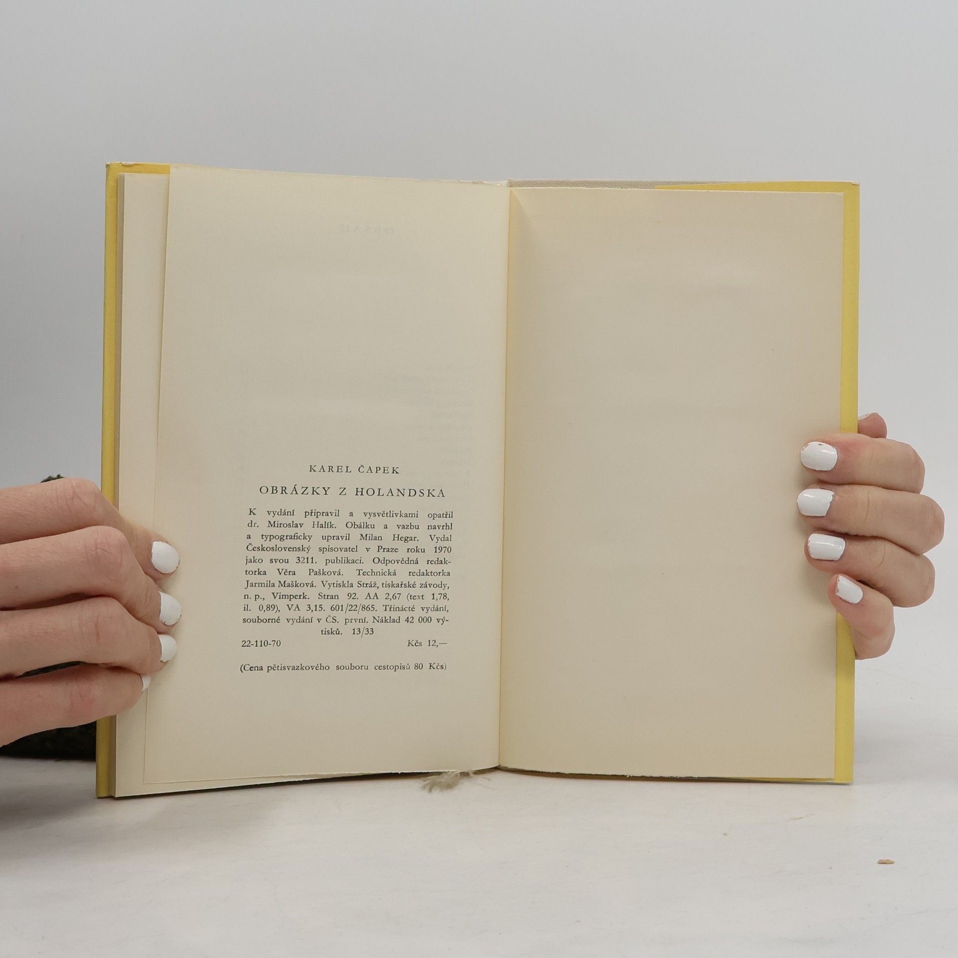 Karel Čapek Obrázky z Holandska