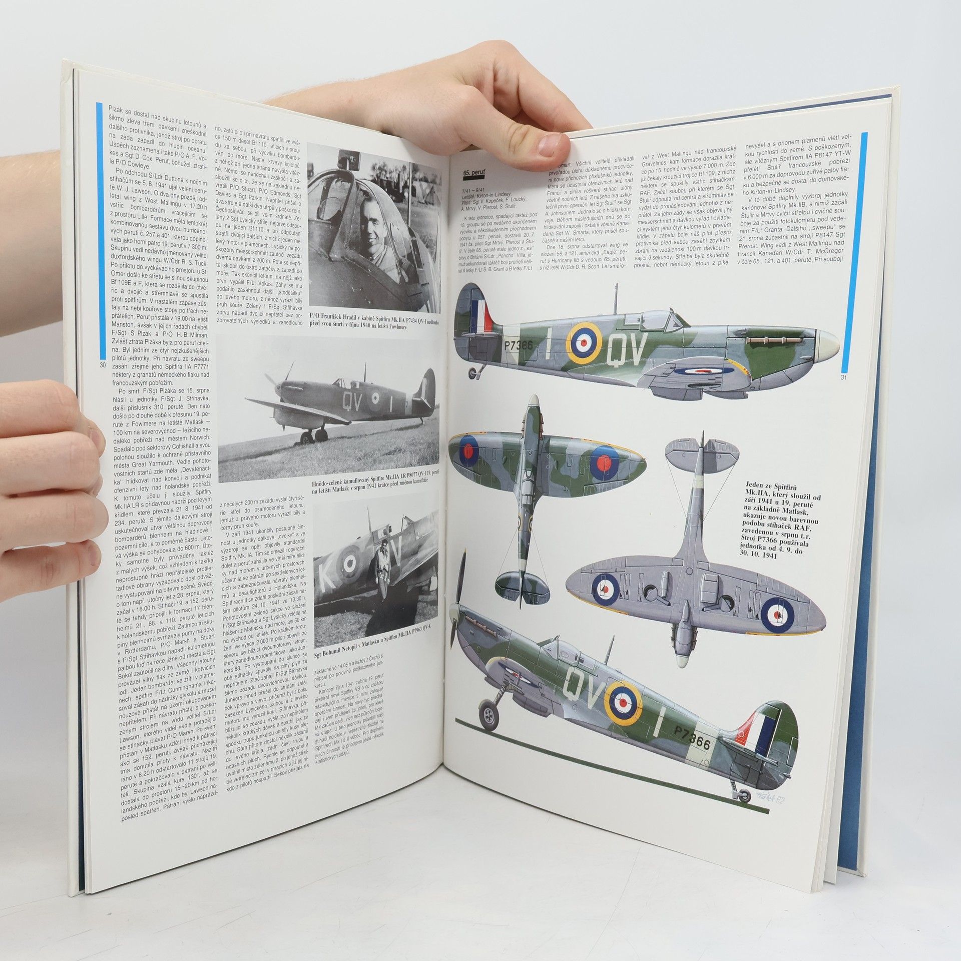 Zdeněk Hurt Supermarine Spitfire Mk. I-IIen