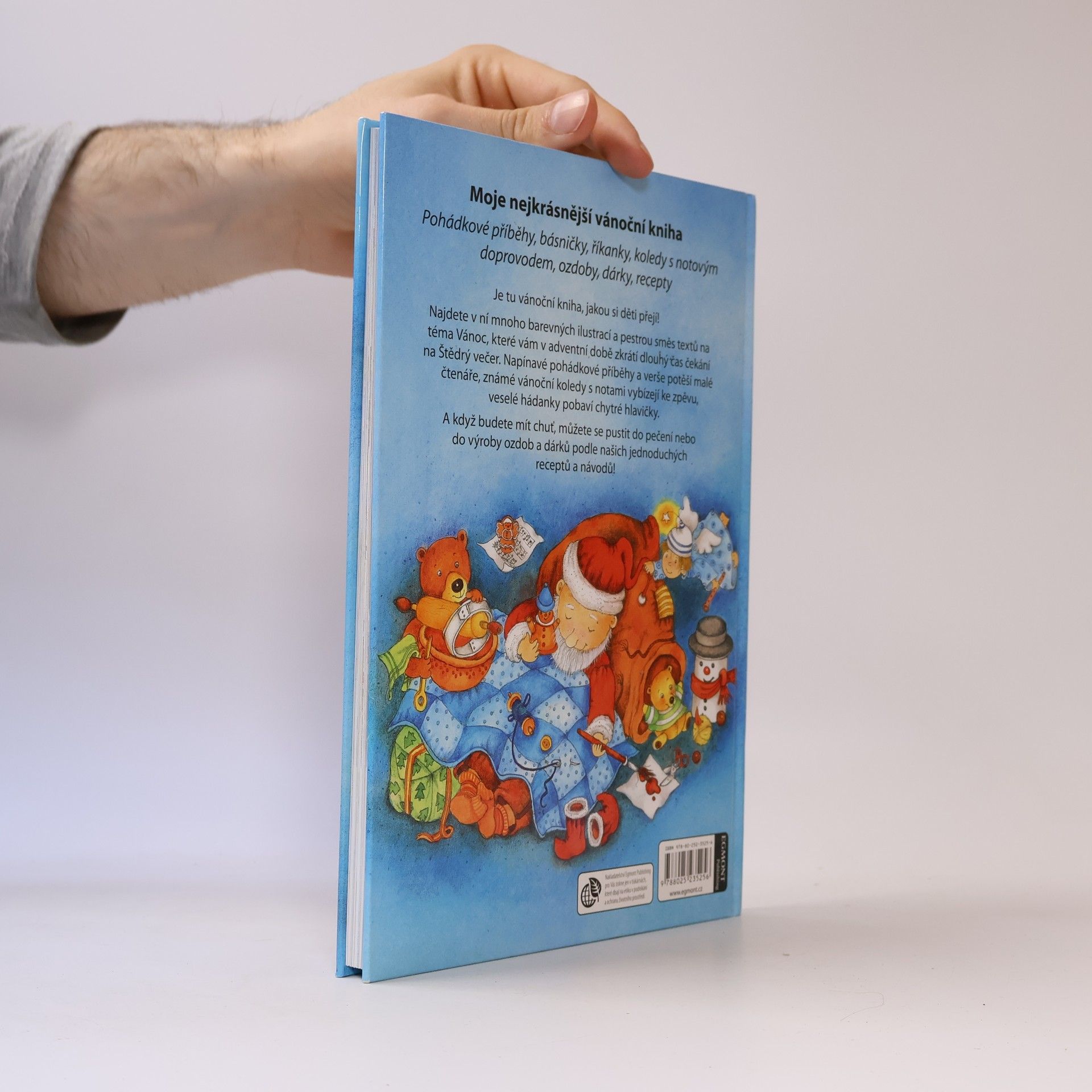 Collectif d'auteurs Moje nejkrásnější vánoční kniha. Pohádkové příběhy psané velkým písmem