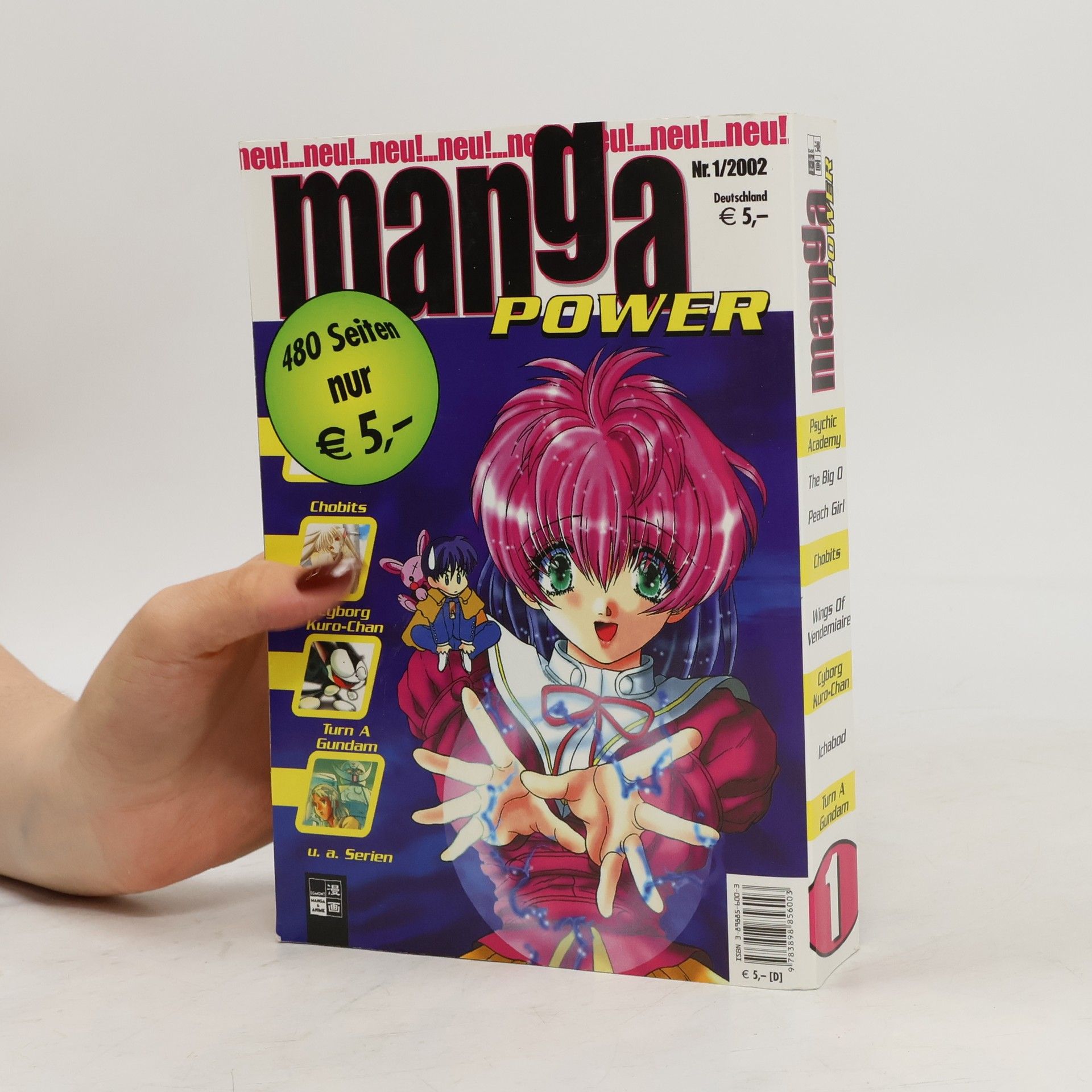 Various authors Manga Power. Bd.1. Chobits, Cyborg Kuro-Chan, Turn A Gundam u. a. Serien