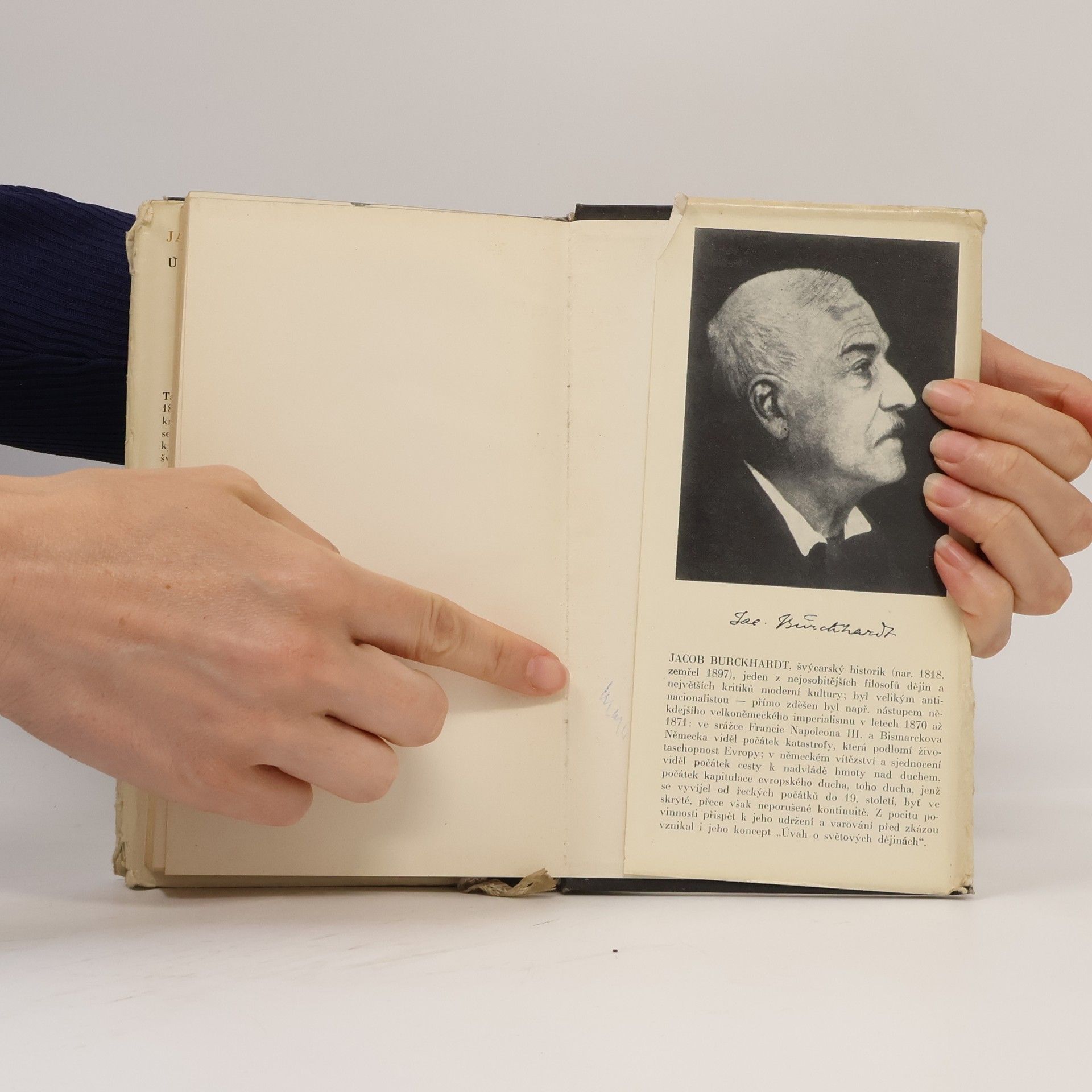Jacob Christoph Burckhardt Úvahy o světových dějinách