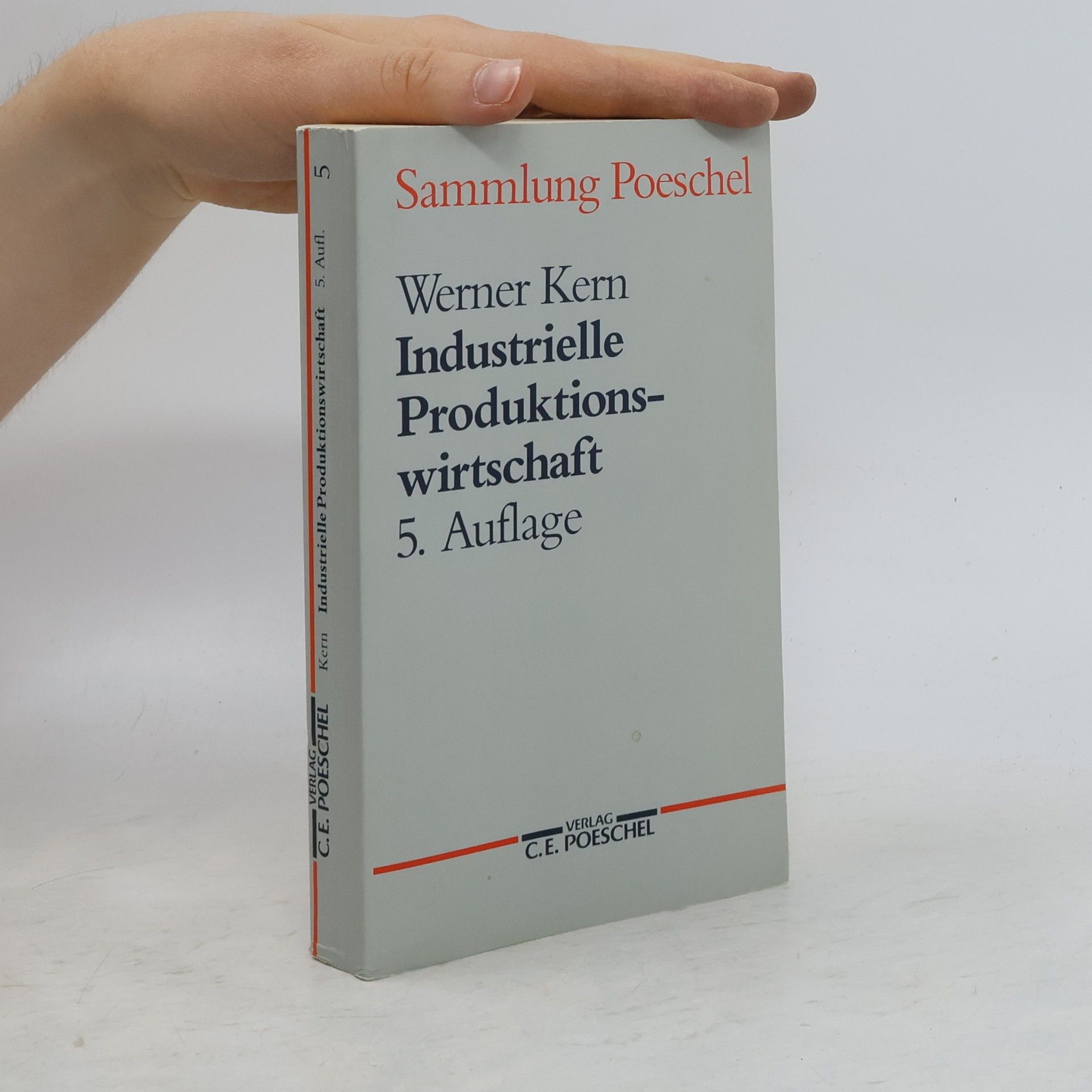 Werner Kern Industrielle Produktionswirtschaft
