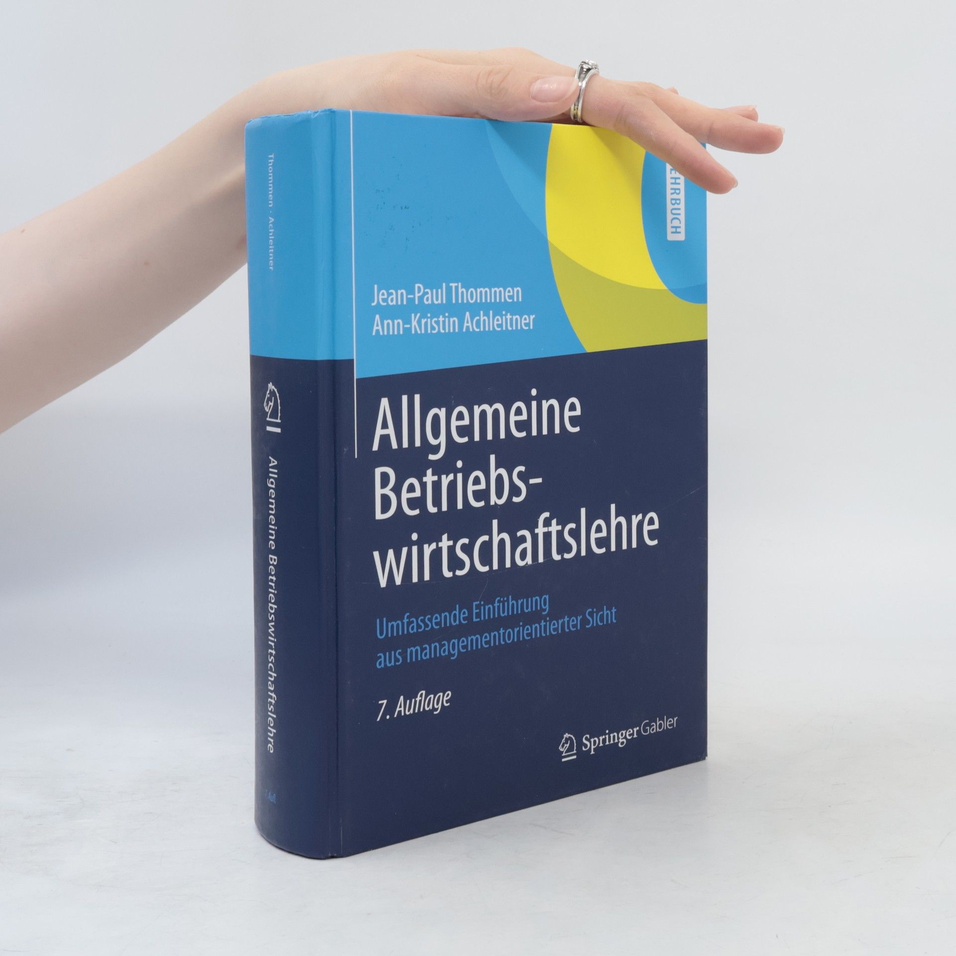 Jean-Paul Thommen Allgemeine Betriebswirtschaftslehre