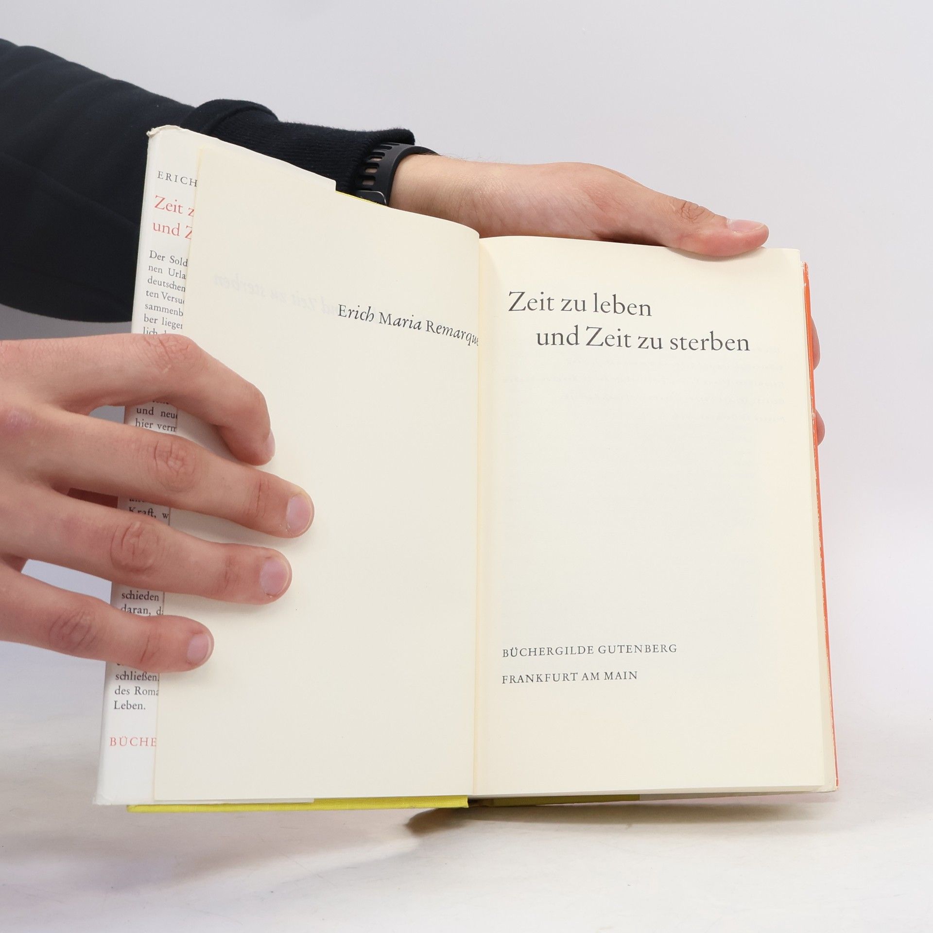 Erich Maria Remarque Zeit zu leben. Zeit zu sterben