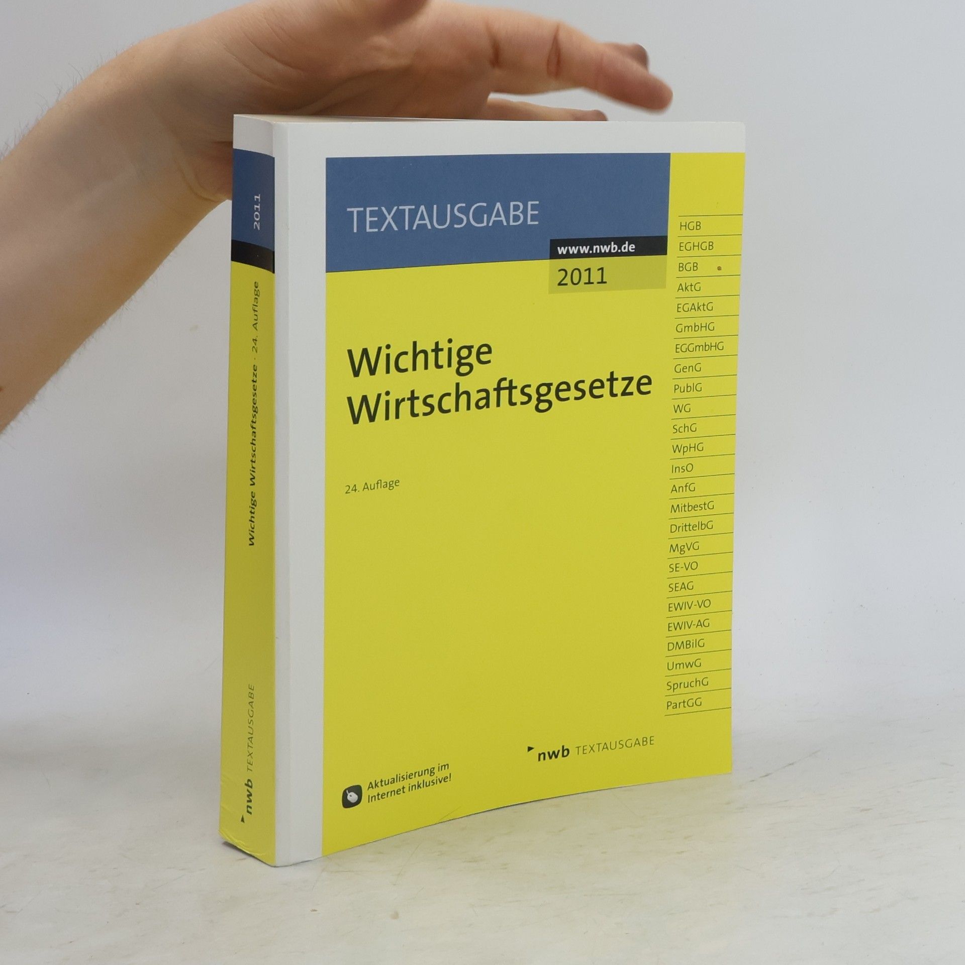 Various authors Wichtige Wirtschaftsgesetze