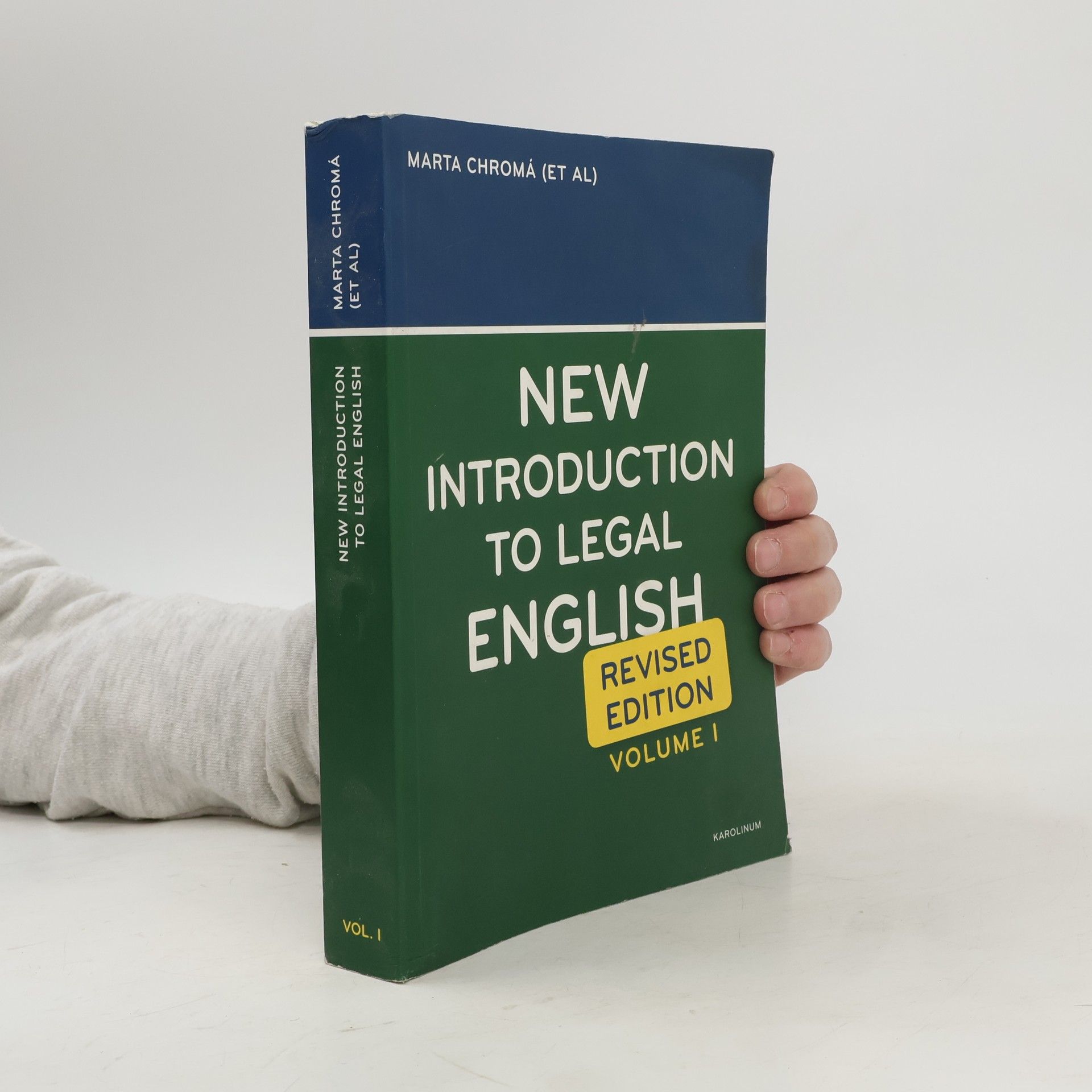 Jana Dvořák New introduction to legal English. Revised edition. Volume I