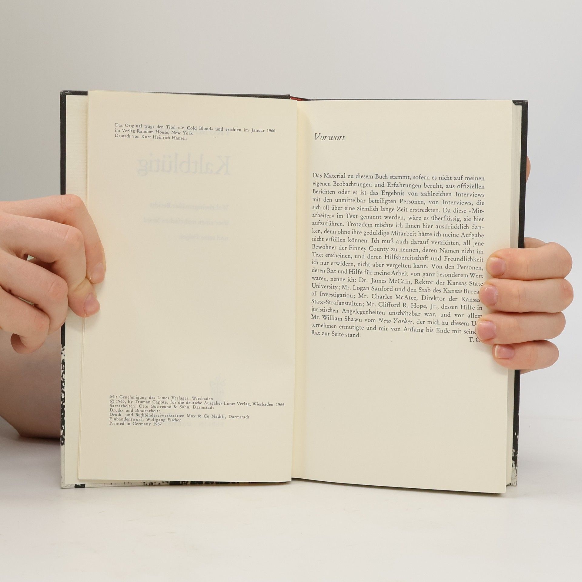 Truman Capote Kaltblütig
