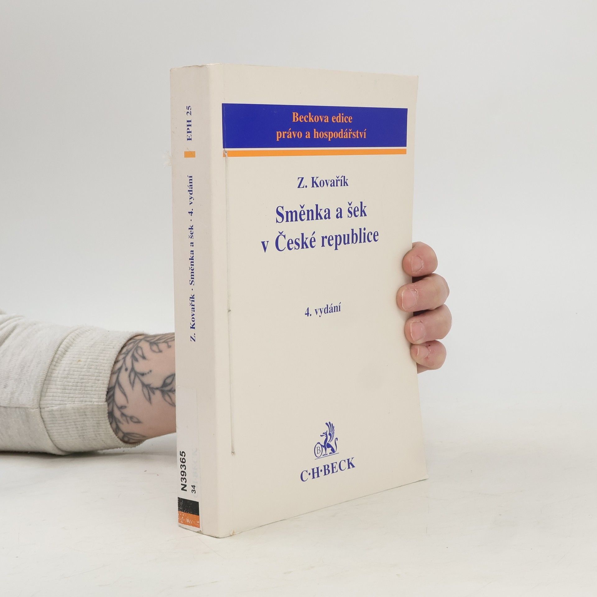 Zdeněk Kovařík Směnka a šek v České republice