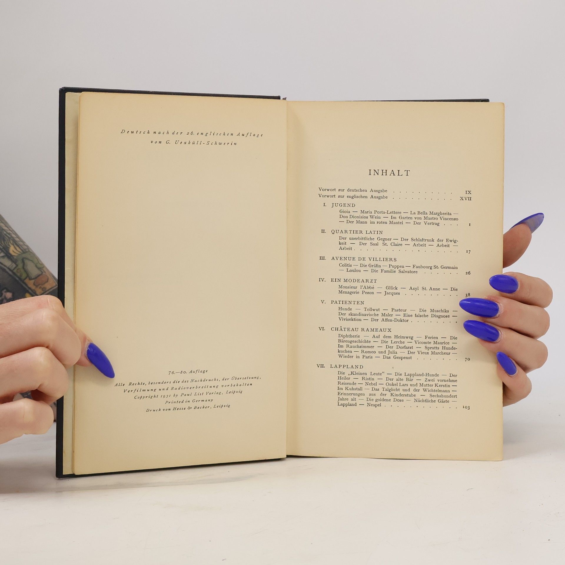 Axel Munthe Das Buch von San Michele