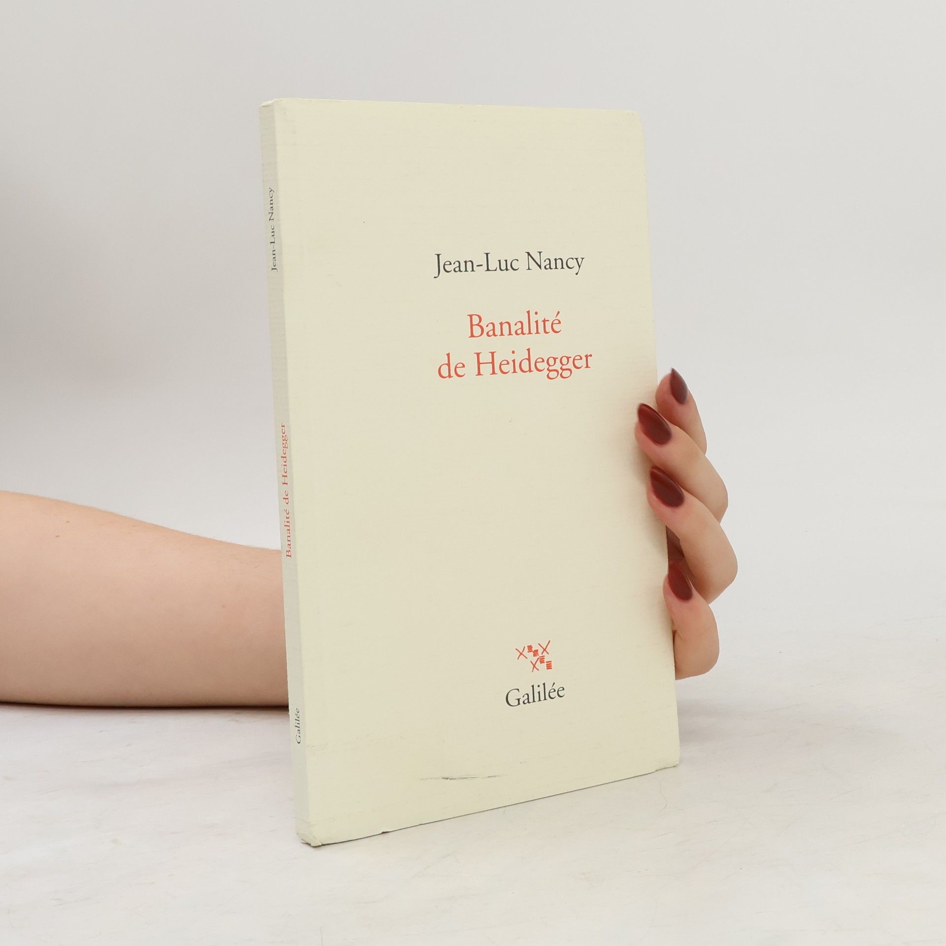 Jean-Luc Nancy Banalité de Heidegger
