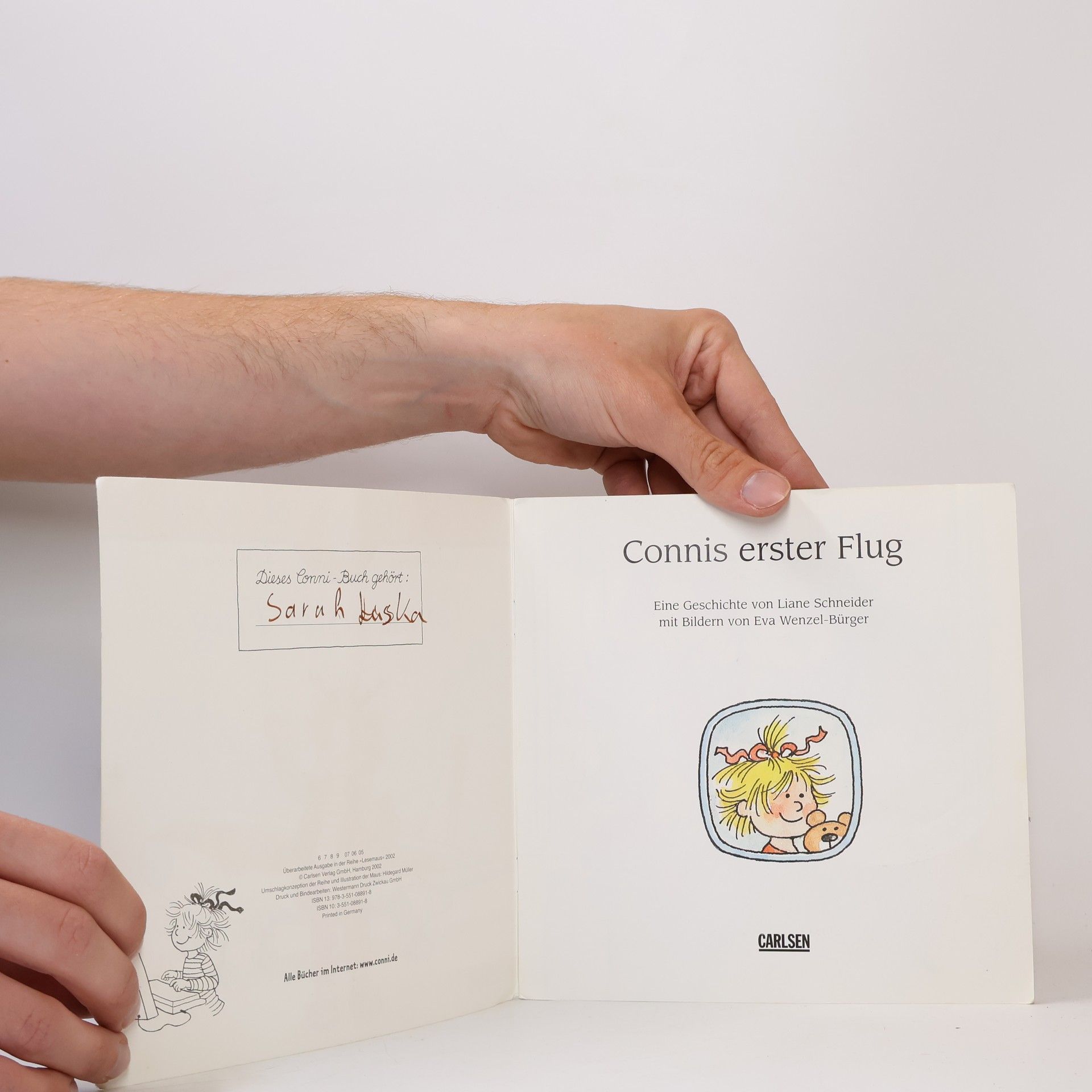 Liane Schneider Connis erster Flug