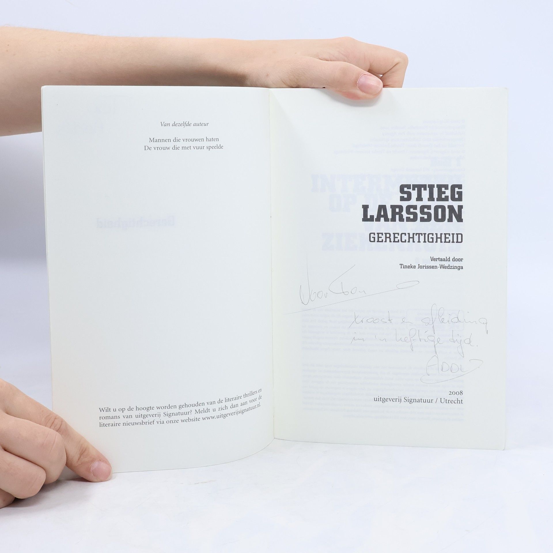 Stieg Larsson Gerechtigheid