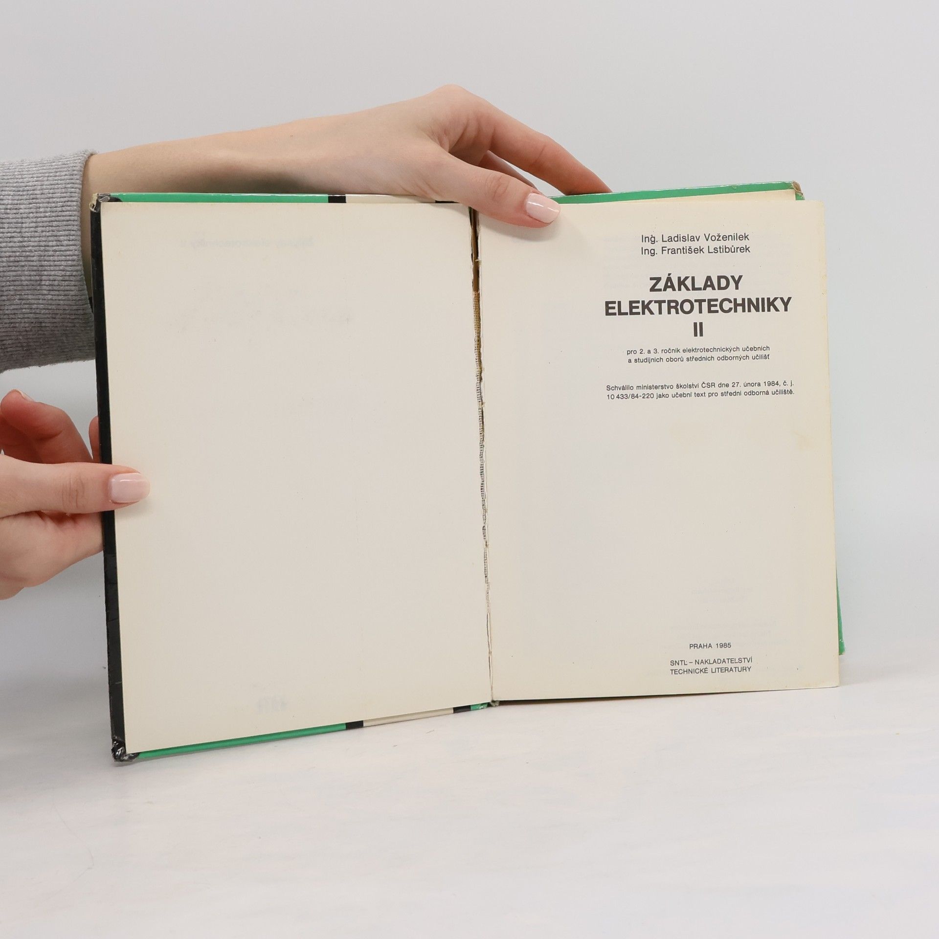 L. Voženílek Základy elektrotechniky II. Pro 2. a 3. ročník SOU elektrotechnických