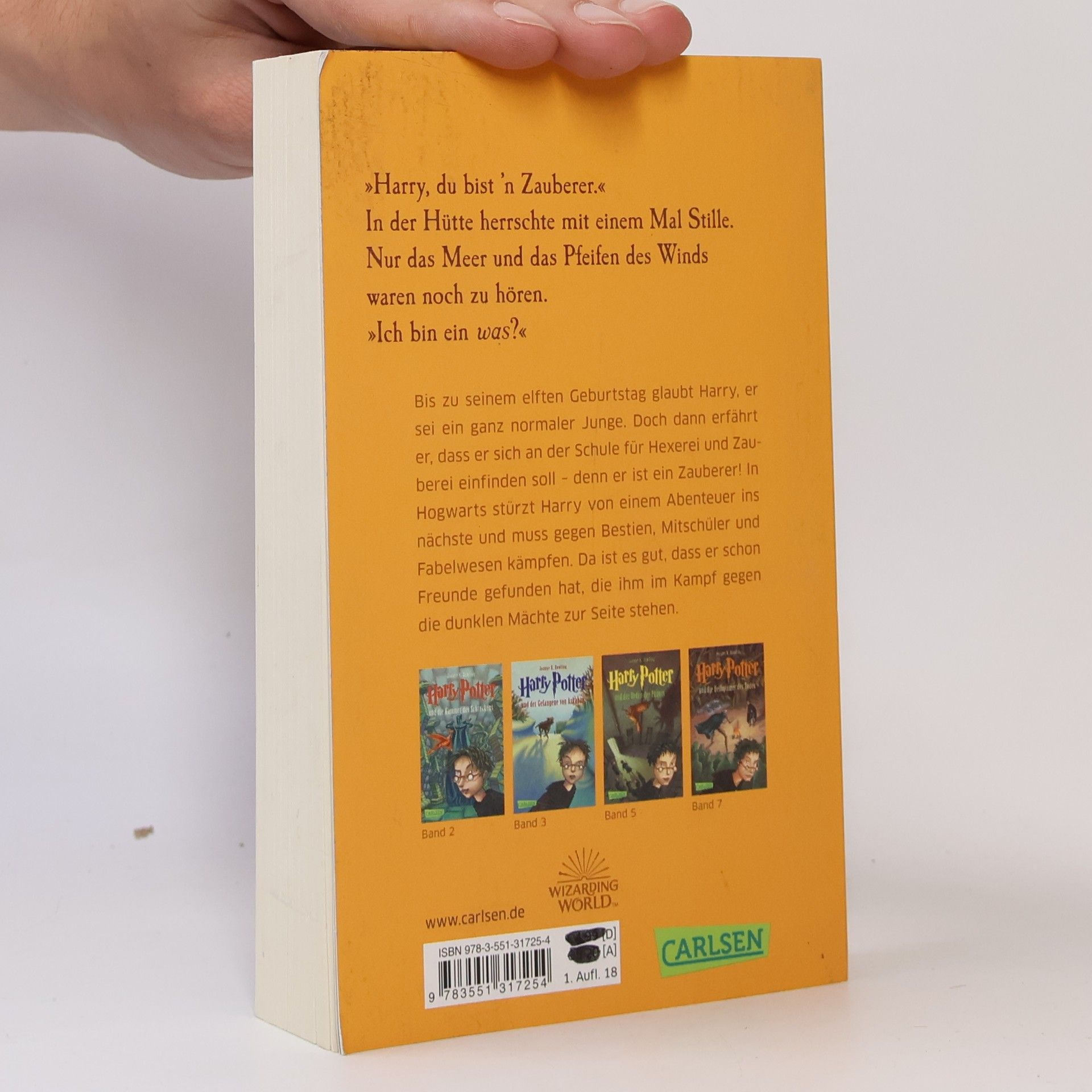 Joanne K. Rowling Harry Potter und der Stein der Weisen