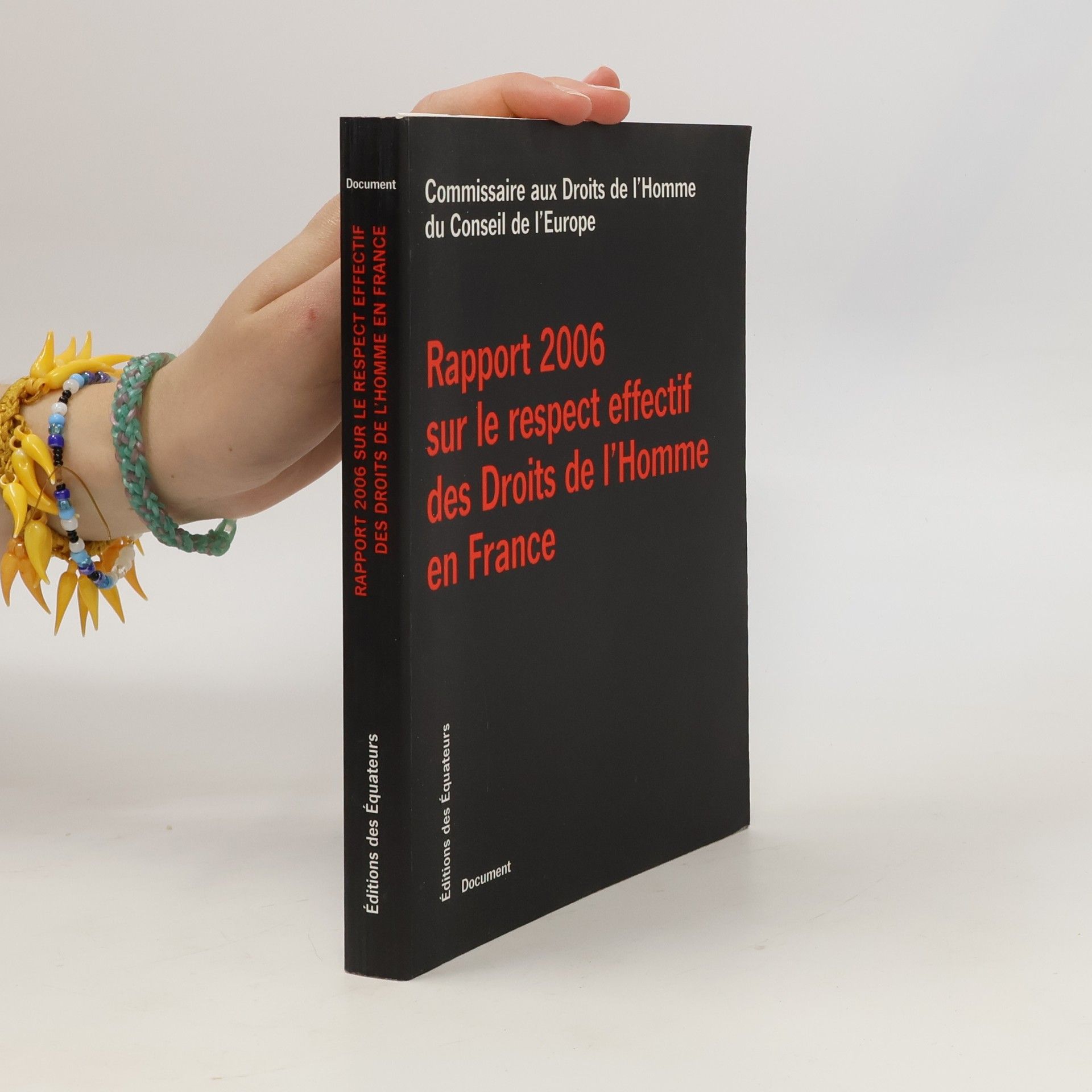Commissaire aux droits de l'Homme du Conseil de l'Europe Rapport 2006 sur le respect effectif des droits de l'homme en France