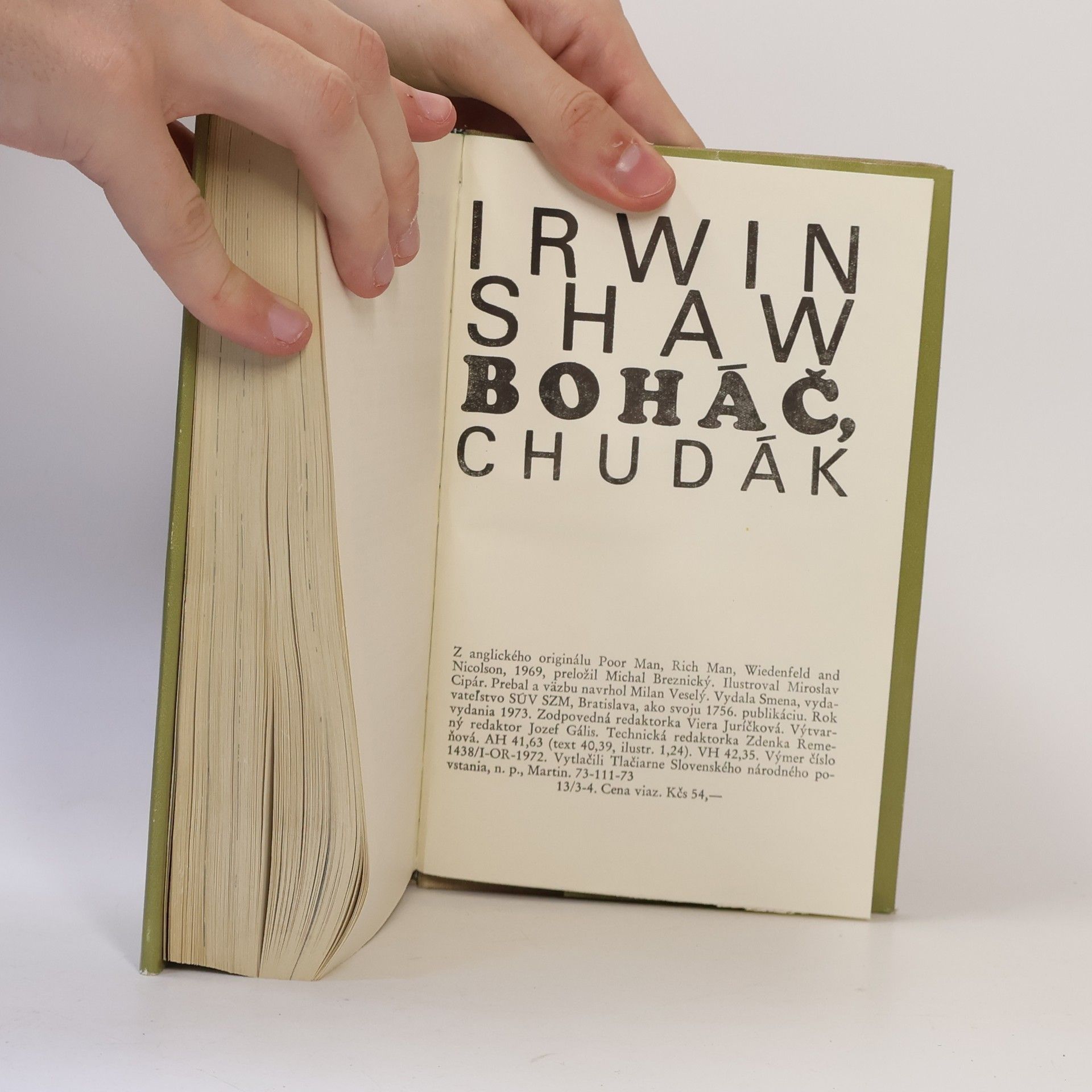 Irwin Shaw Boháč, chudák