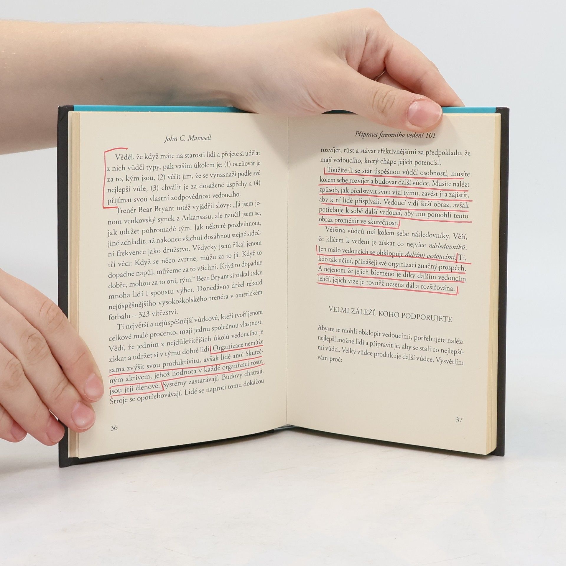 John C. Maxwell Příprava firemního vedení 101 : co musí každý lídr znát