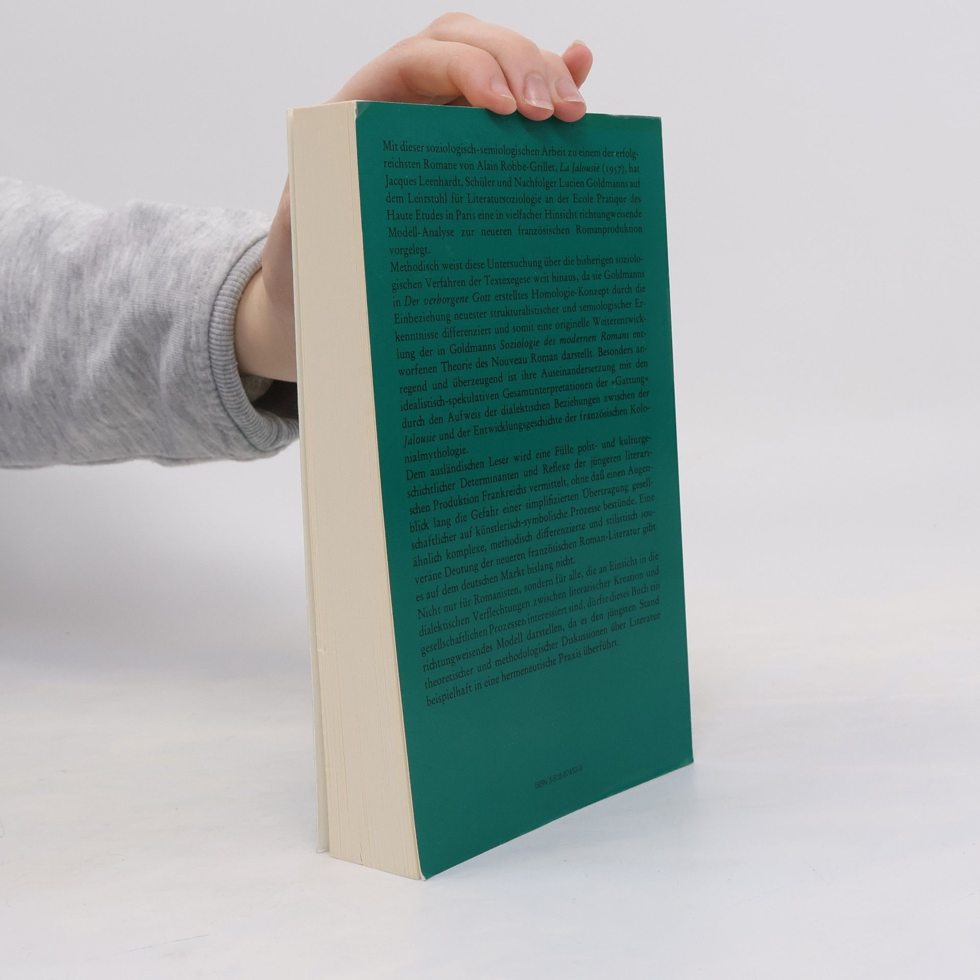 Jacques Leenhardt Politische Mythen im Roman