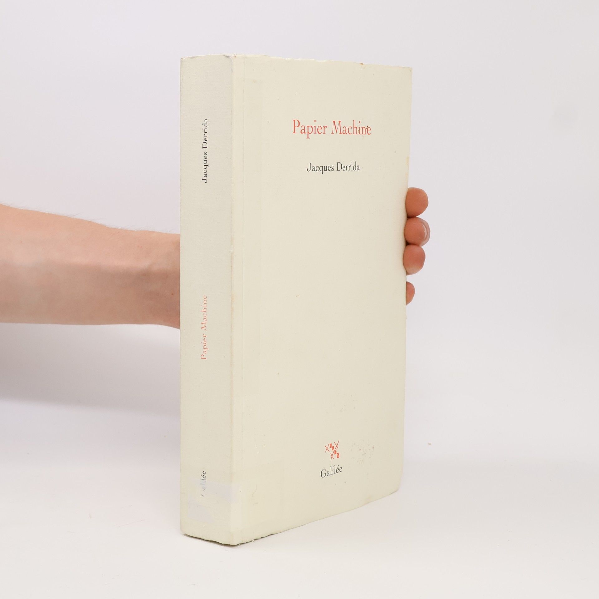 Jacques Derrida Papier Machine