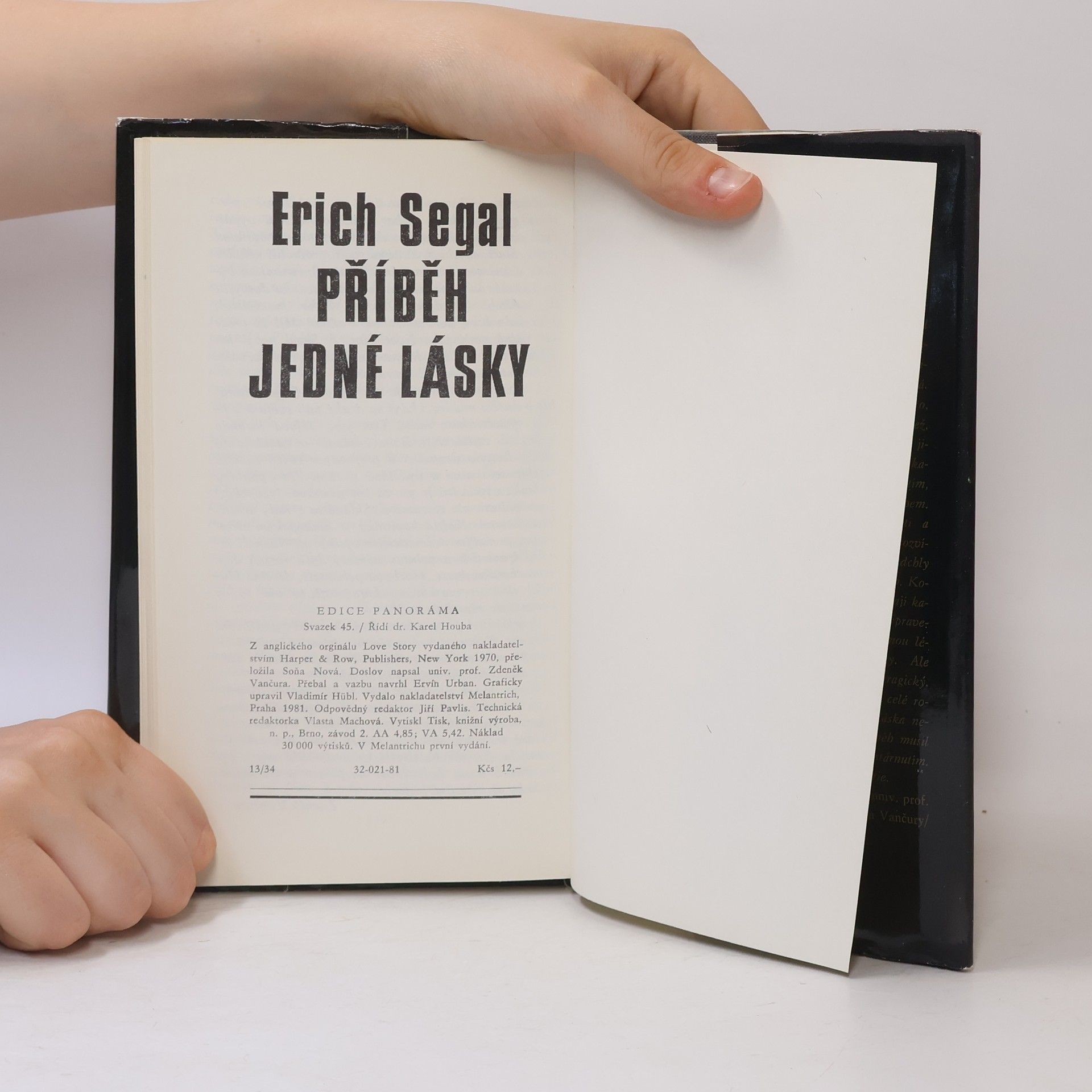 Erich Segal Příběh jedné lásky