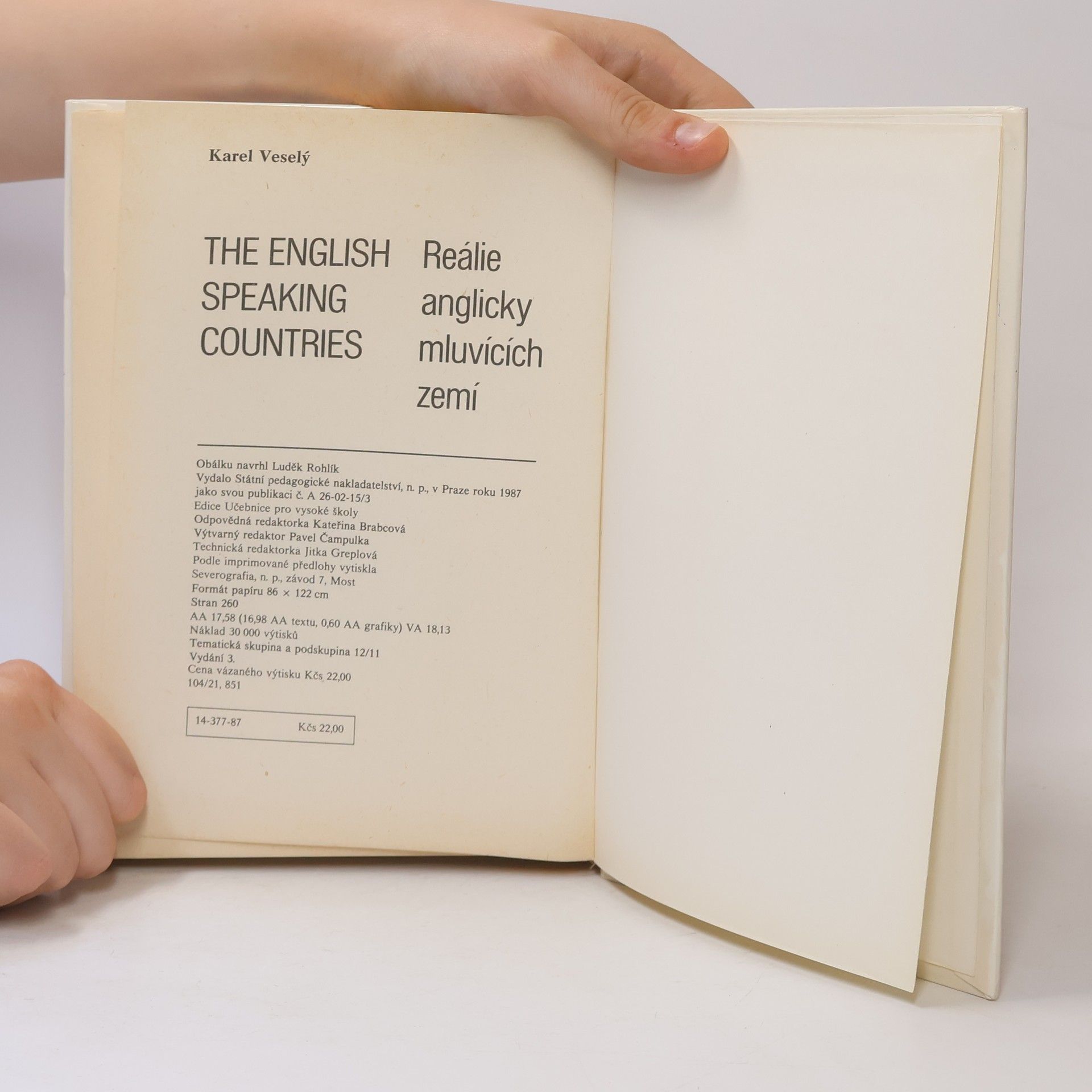 Karel Veselý The English Speaking Countries. Reálie anglicky mluvících zemí