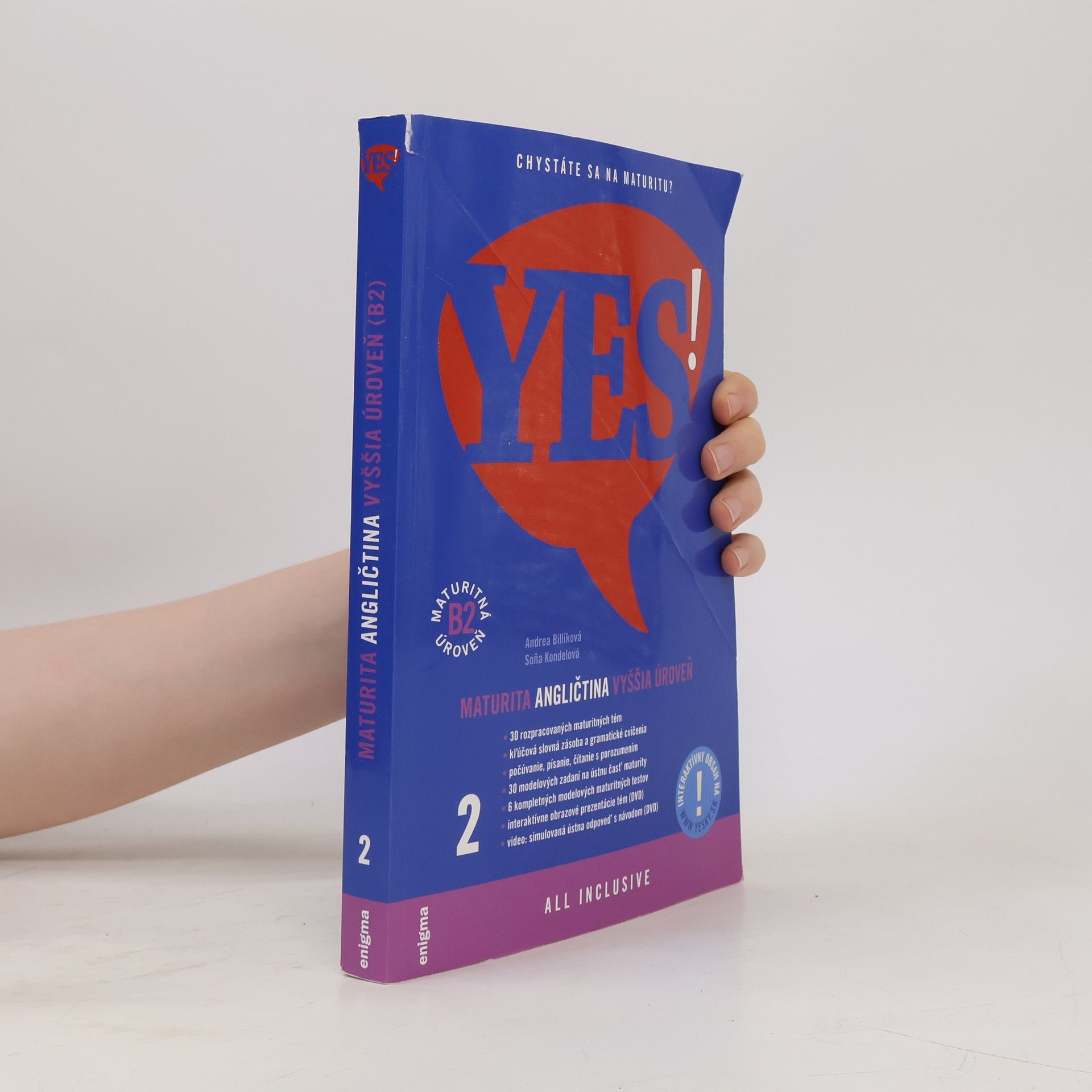 Andrea Bilíková Yes! Maturita. Angličtina. Vyššia úroveň 2
