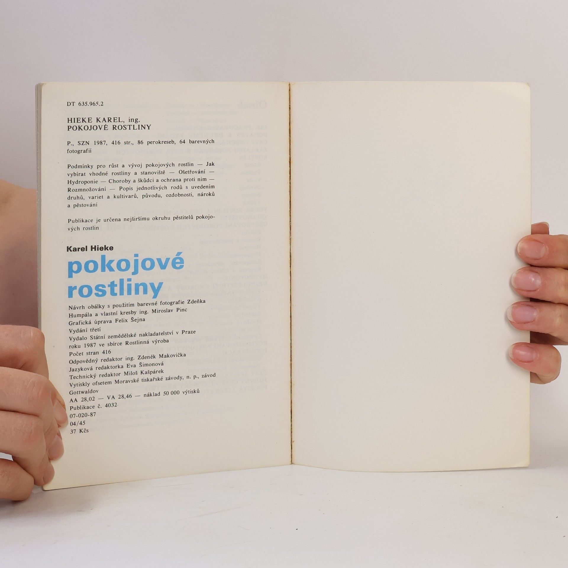 Karel Hieke Pokojové rostliny